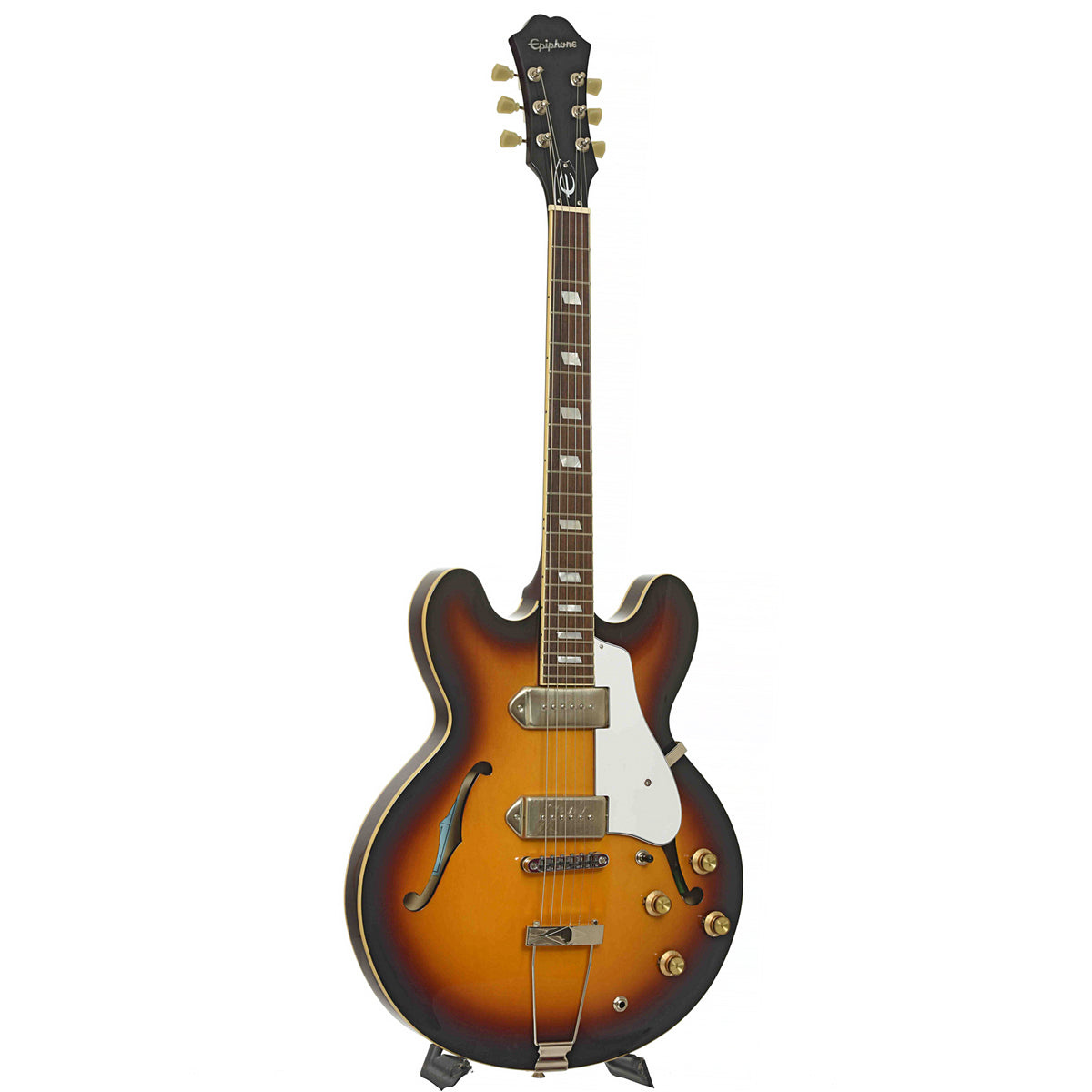 Full front and side of Epiphone Casino Hollowbody