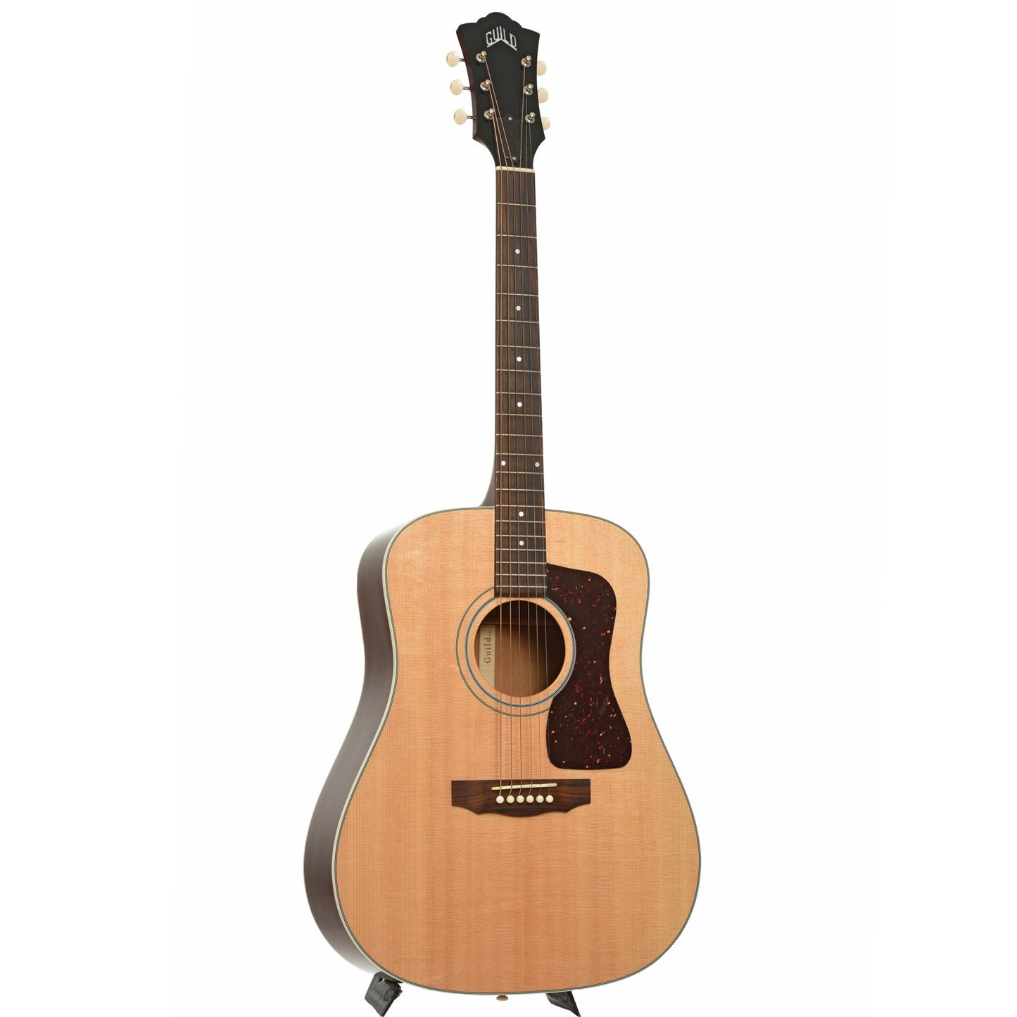 Full front and side of Guild D-40 Standard Acoustic Guitar
