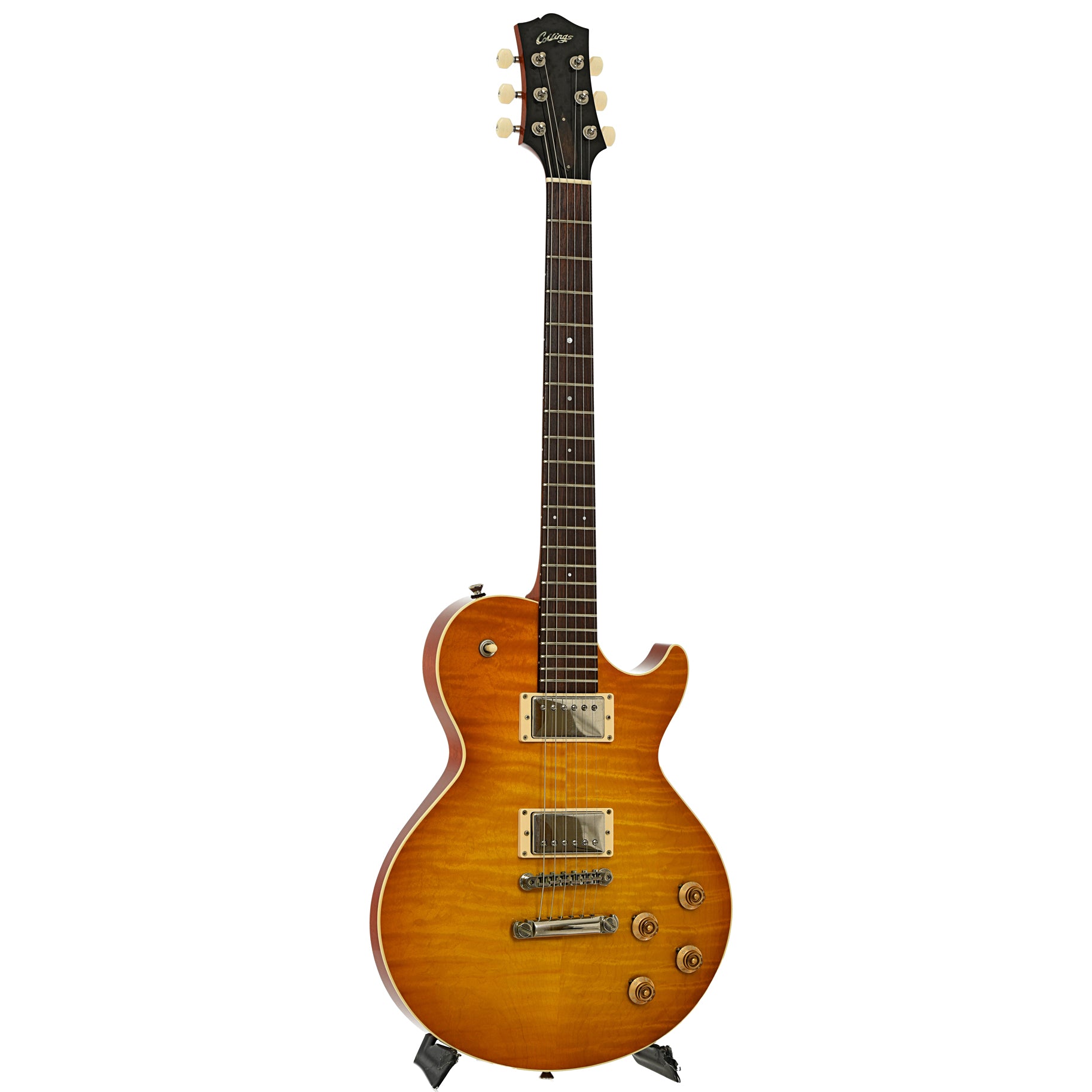Full front and side of Collings City Limits Electric guitar 