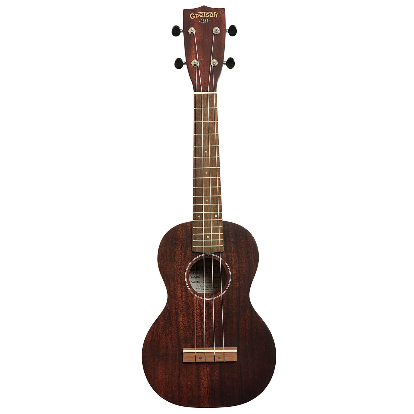 Full front of Gretsch G9110 Concert Standard Ukulele