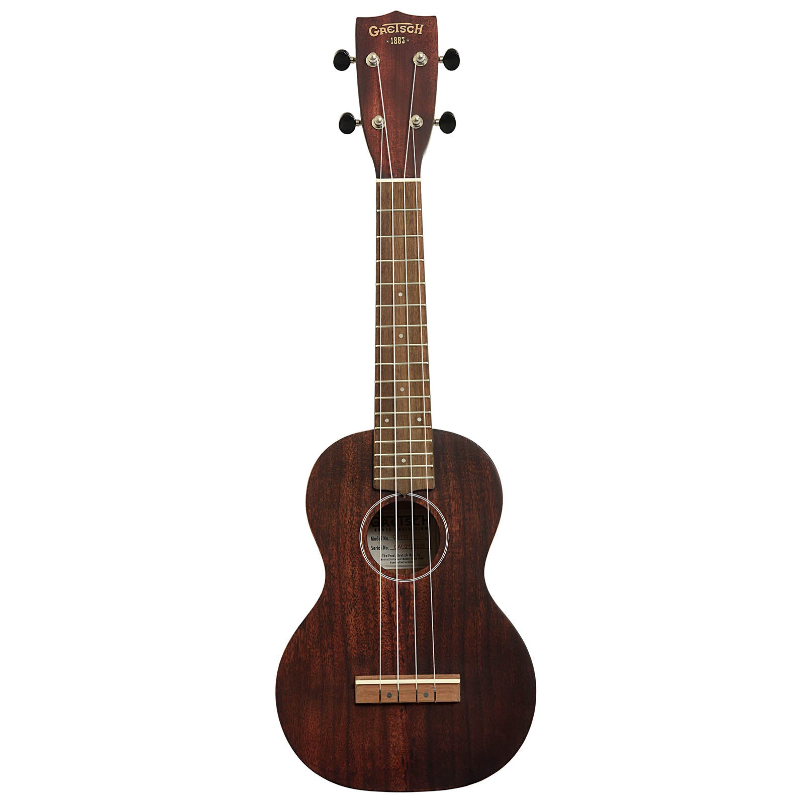 Full front of Gretsch G9110 Concert Standard Ukulele