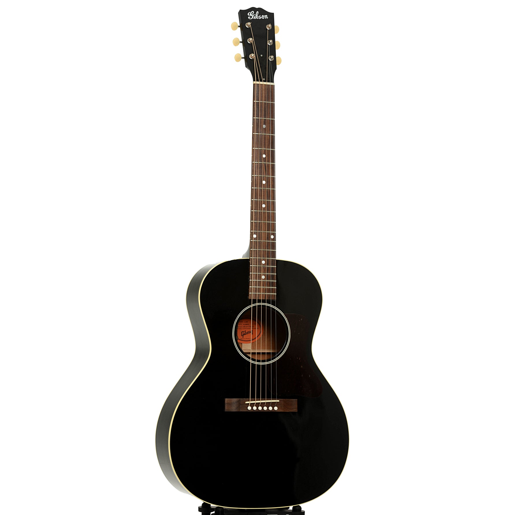 Full front and side of Gibson L-00 Acoustic Guitar 