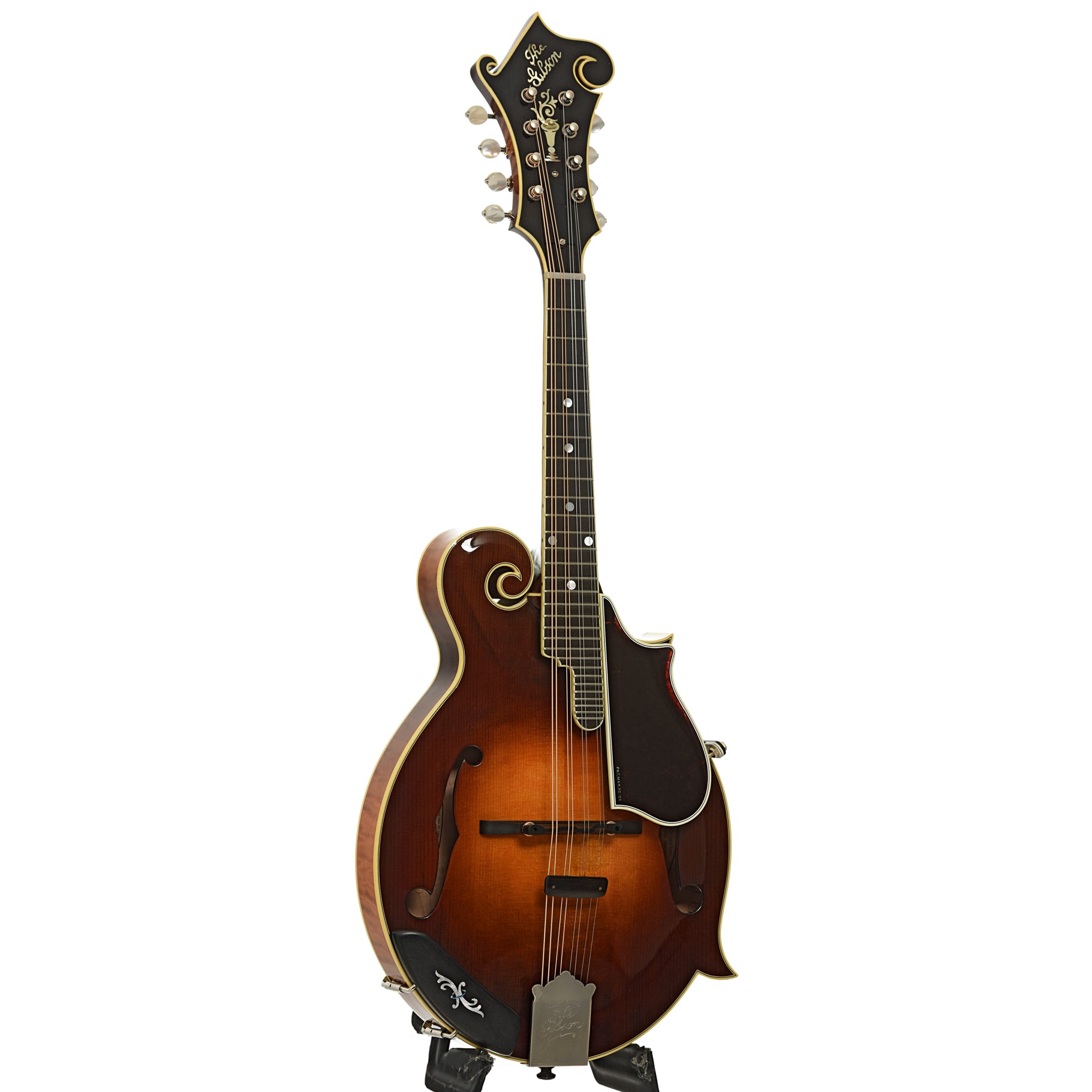 Full front  and side of Gibson Custom Full1923 F-5 Master Model Reissue Mandolin