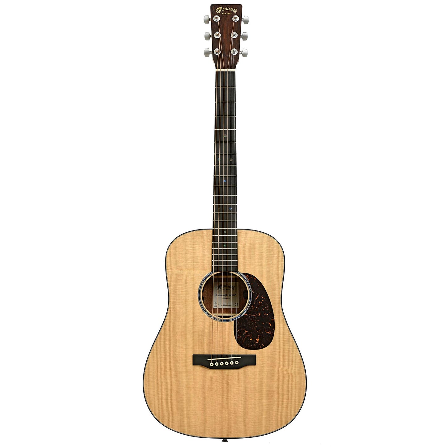 Full front of DC-JRE Junior Acoustic Electric Guitar