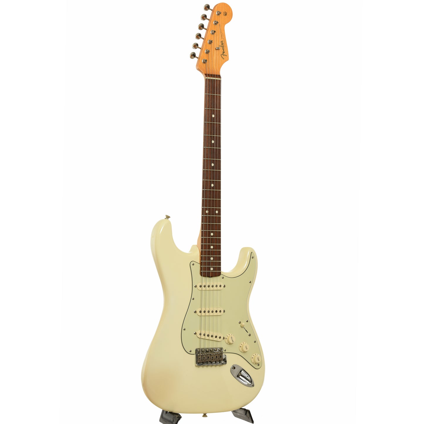 Full front and side of Fender Vintage Reissue '62 Stratocaster