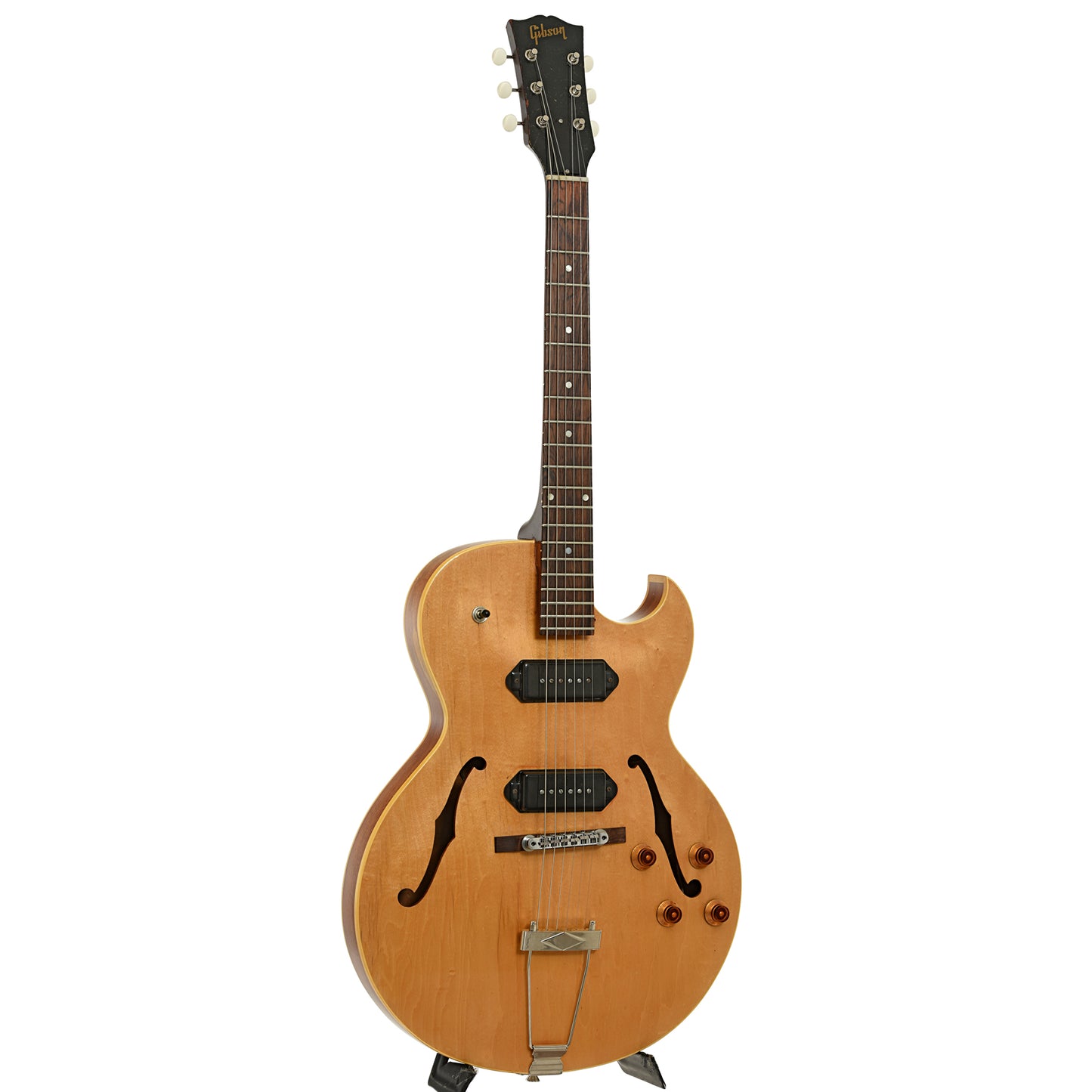 Full front and side of Gibson ES-125TCD Hollowbody Electric Guitar