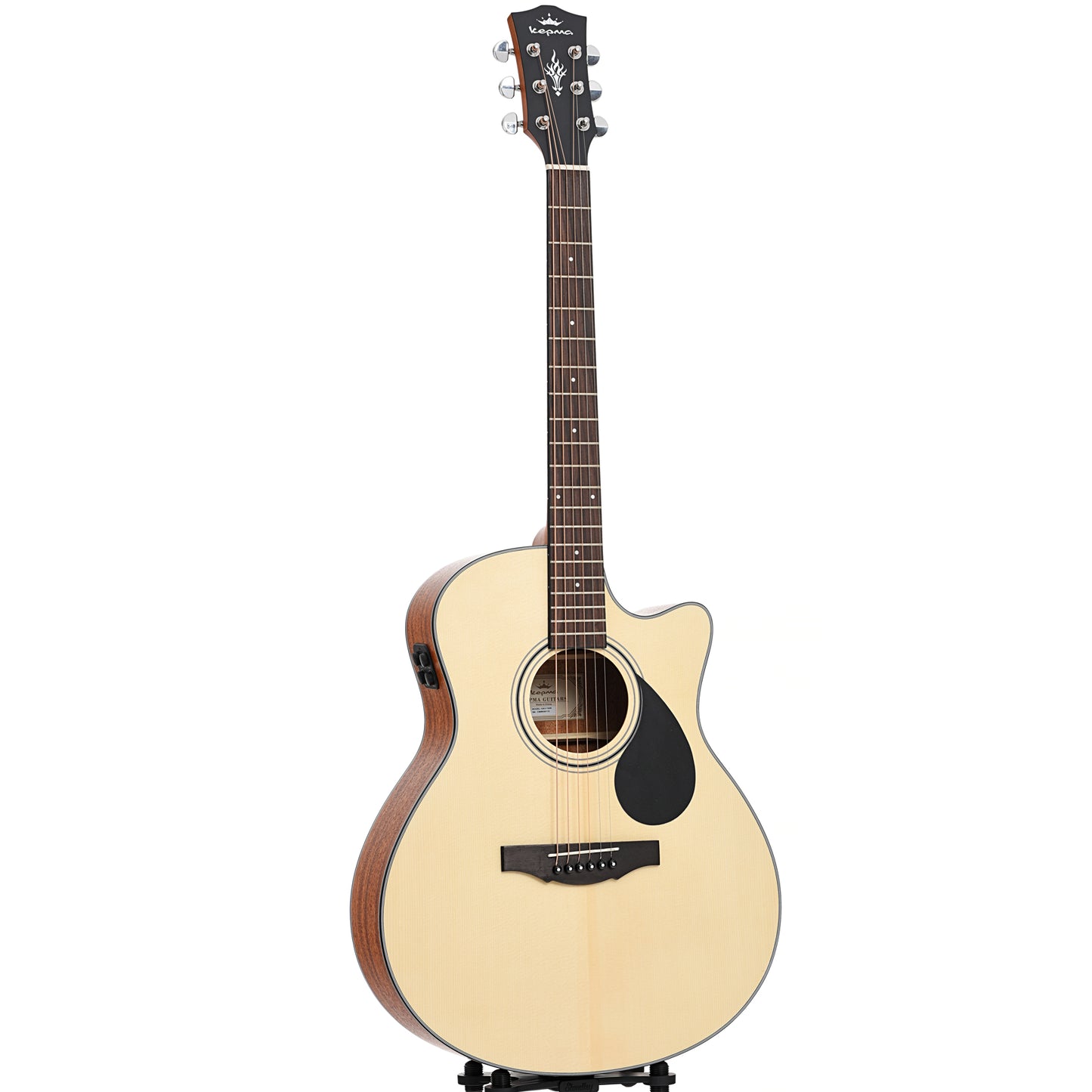 Full front and side of Kepma K3 Series GA3-130A Acoustic-Electric Guitar (recent)