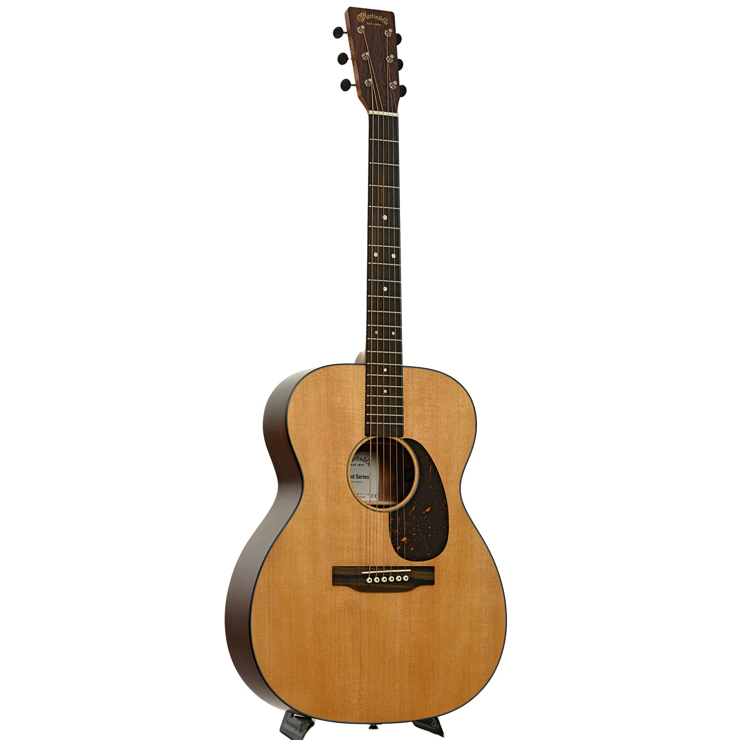 Full front and side of Martin 000-10E Retro Guitar