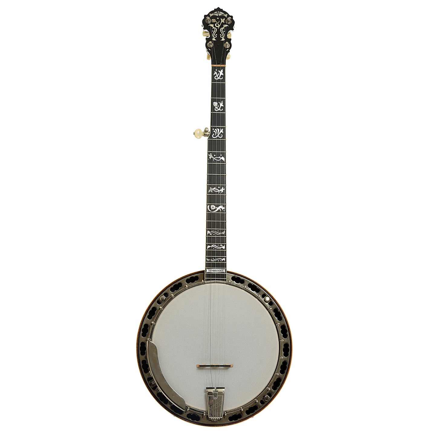Full front of Deering Tenbrooks Saratoga Star Resonator Banjo