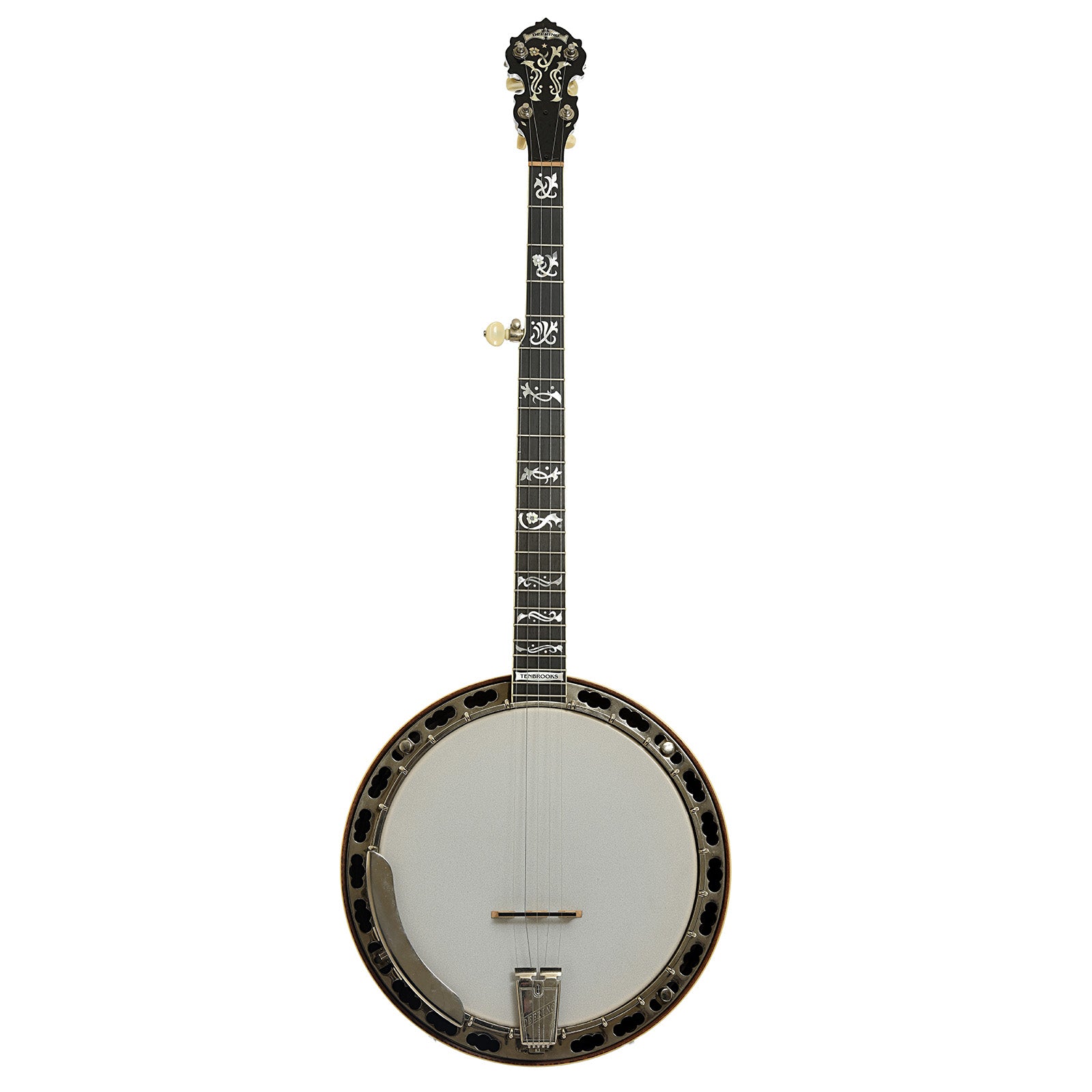 Full front of Deering Tenbrooks Saratoga Star Resonator Banjo