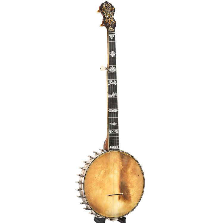 Full front and side of Fairbanks Whyte Laydie No.7 Banjo