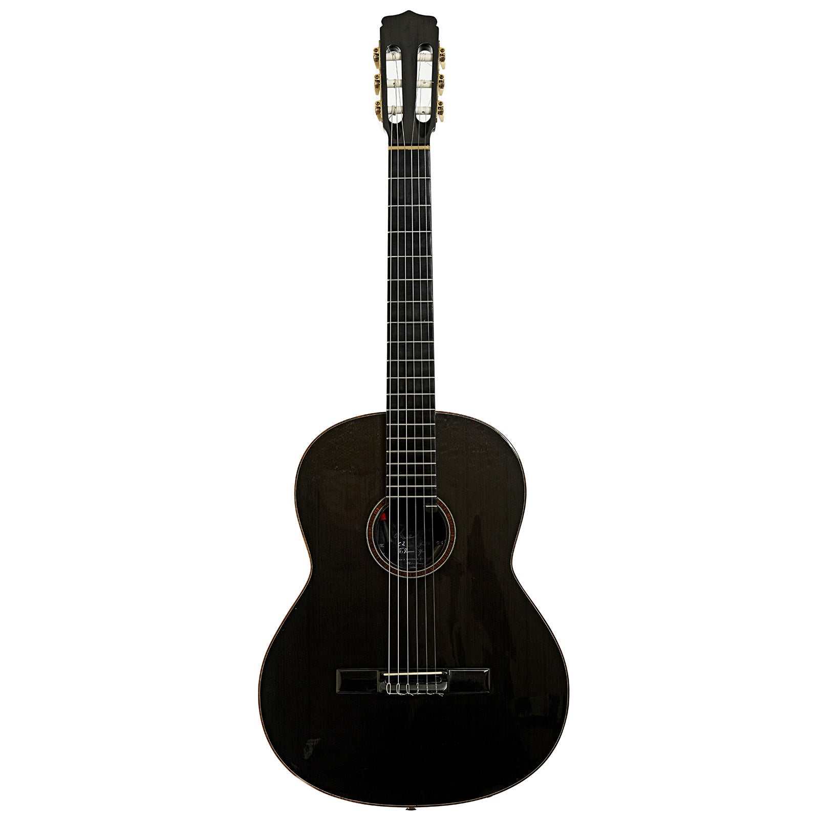 Full front of Leviora C-2 Carbon Fiber Classical Guitar