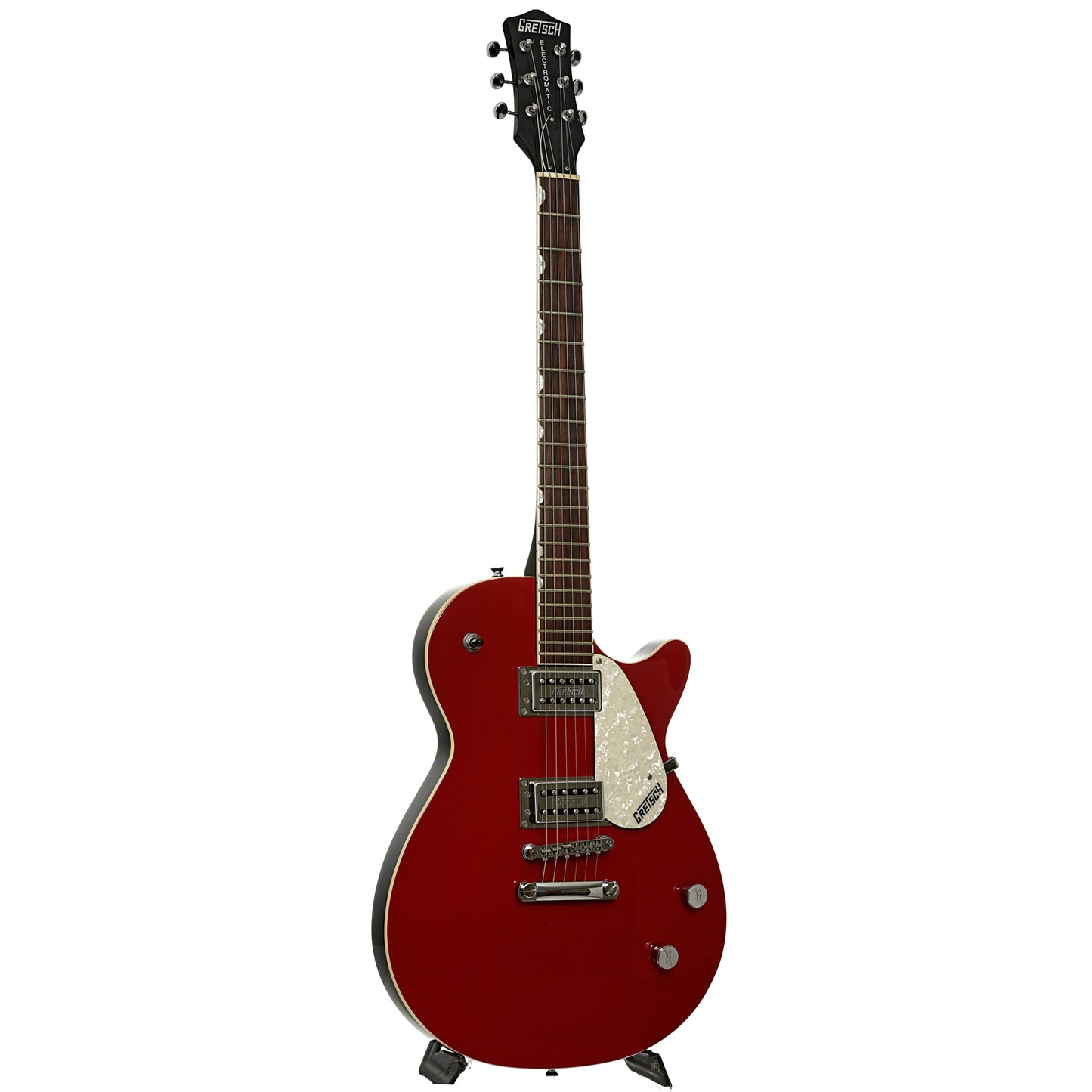 Full front and side of Gretsch G5425 Jet Club Electromatic Electric Guitar