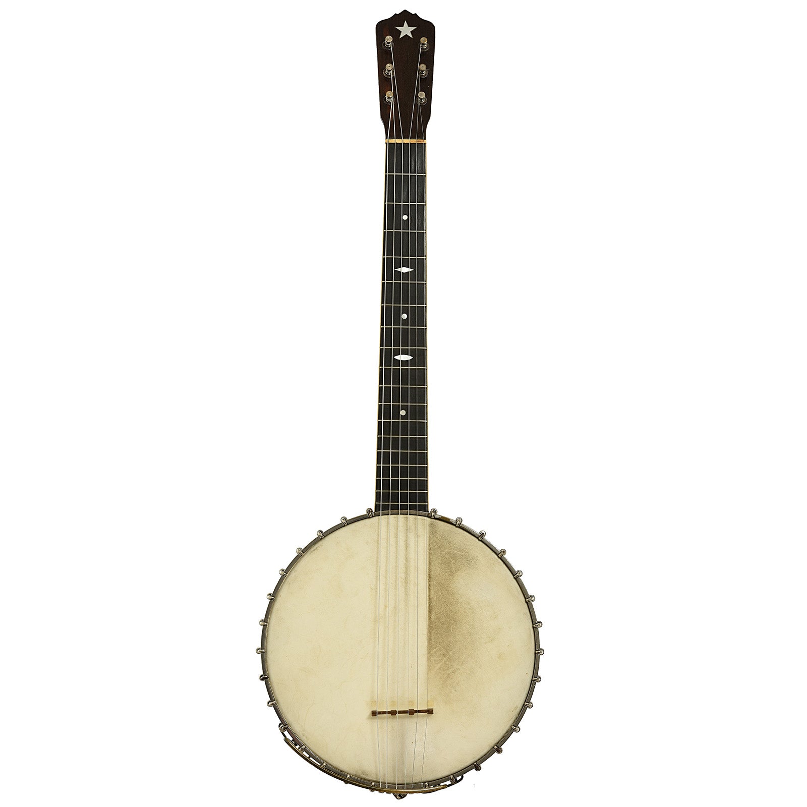 Full front of Vega Tubaphone Banjo-Guitar 