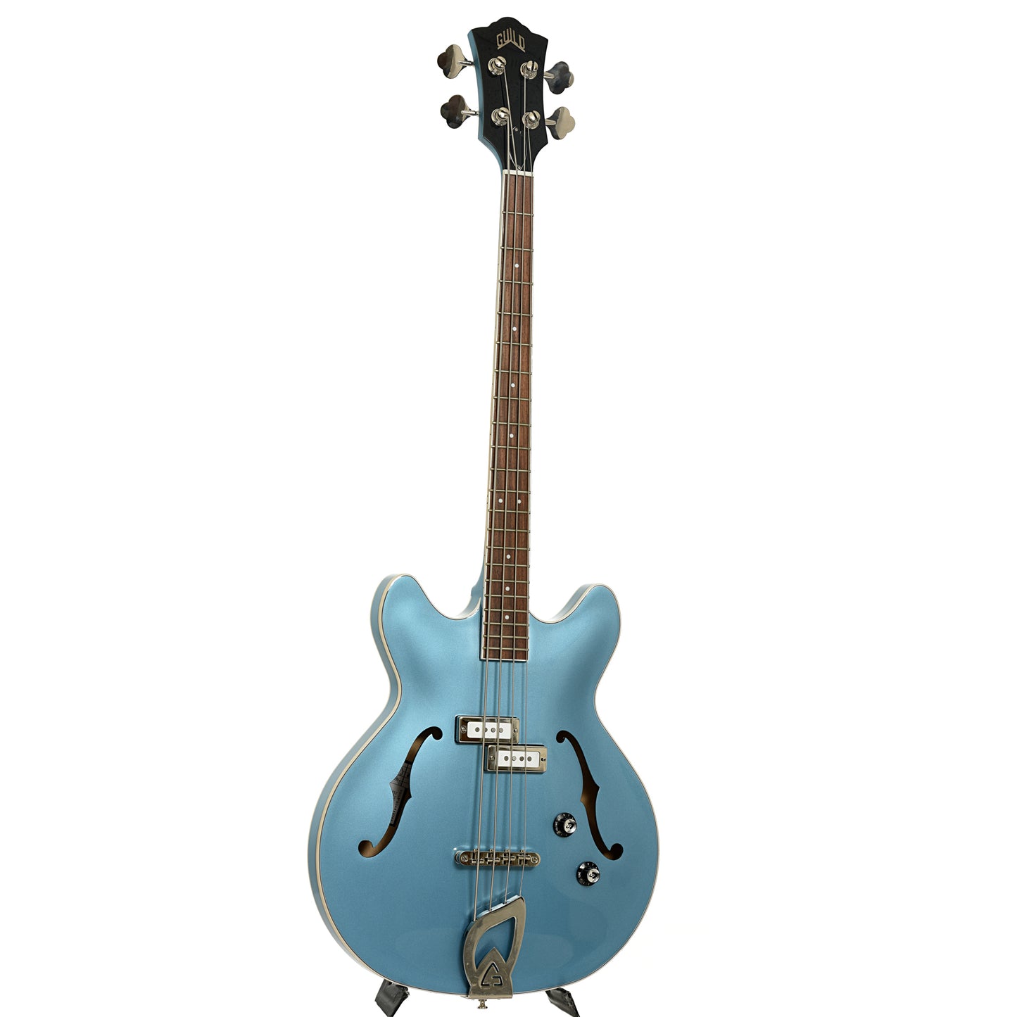 Full front of Guild Starfire 1 Semi-hollow Electric Bass