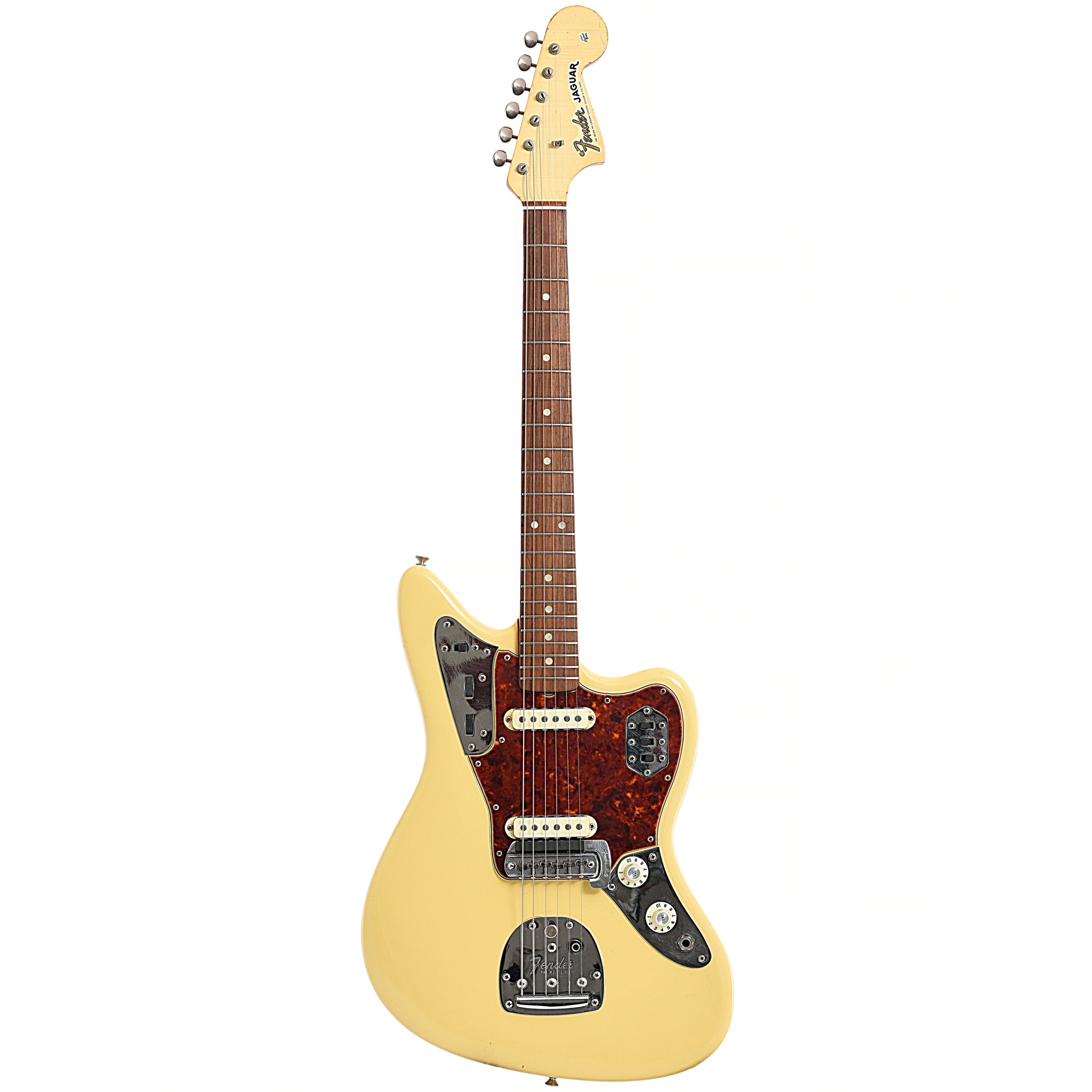 Full front of Fender Jaguar Electric Guitar (1965)