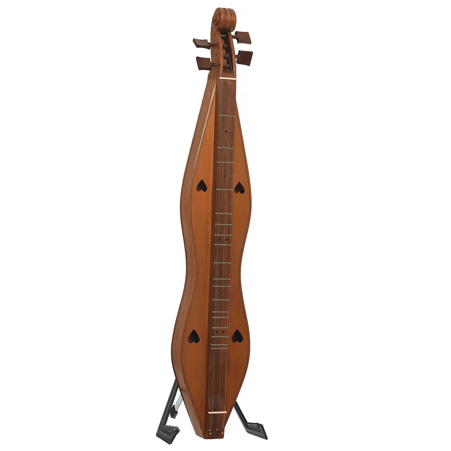 Full front and side of Dennis Dorogi Appalachian Dulcimer