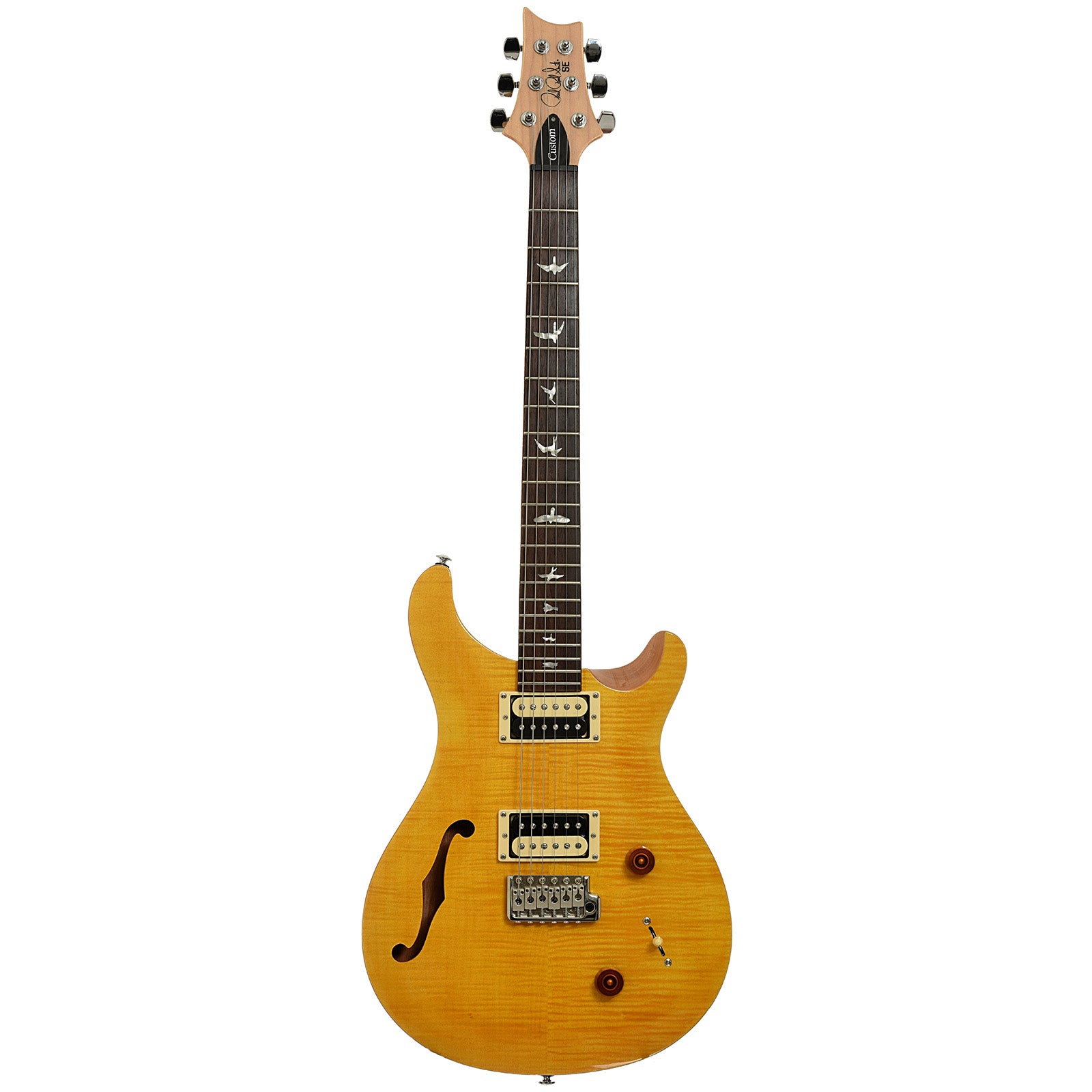 Full front of PRS  SE Custom 22 Semi-Hollow Electric Guitar (2022)