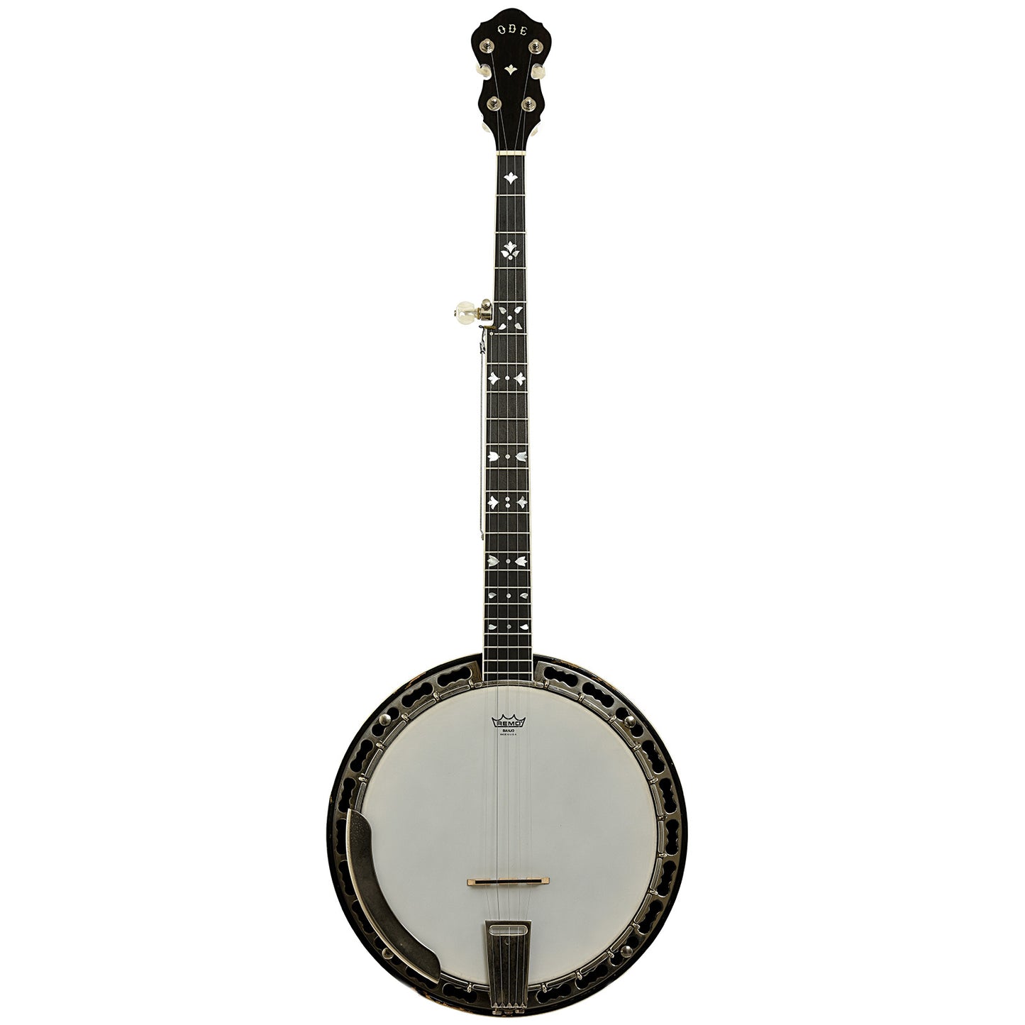 Full front of Ode Style C 6505 Resonator Banjo