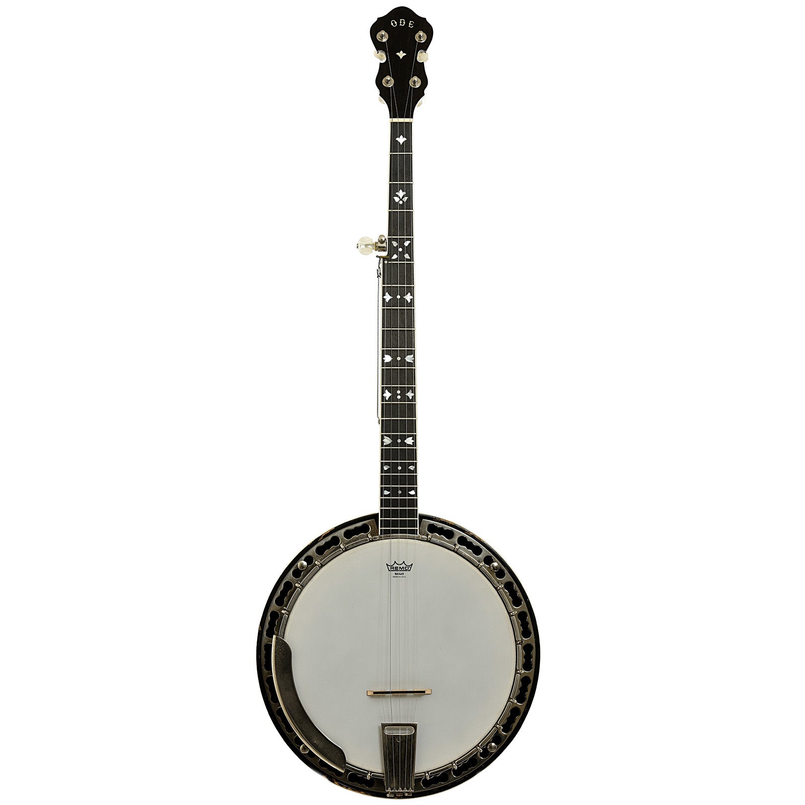 Full front of Ode Style C 6505 Resonator Banjo