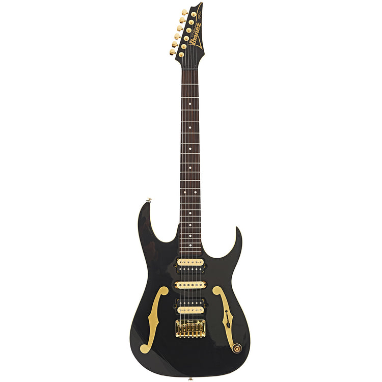 Full front of Ibanez Paul Gilbert Signature PGM50 Electric Guitar, Black