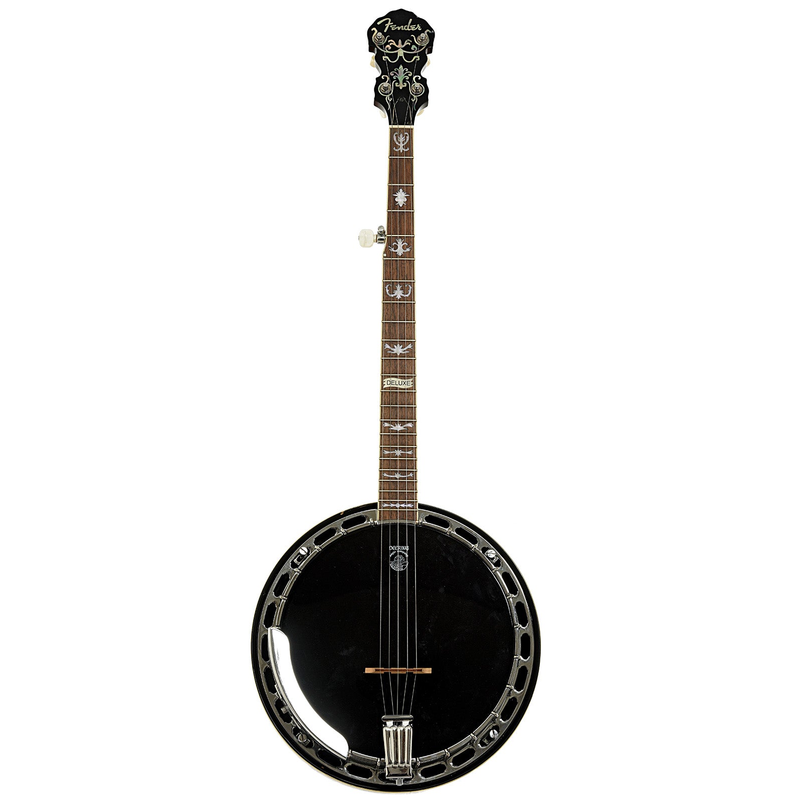 Full front of Fender FB-58 Resonator Banjo 