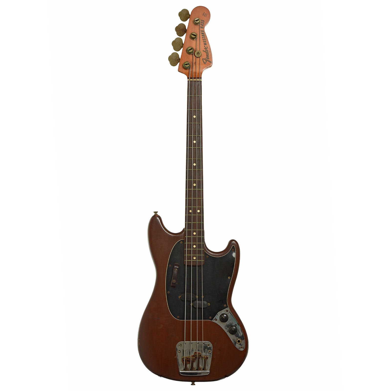 Full front of Fender Mustang Electric Bass