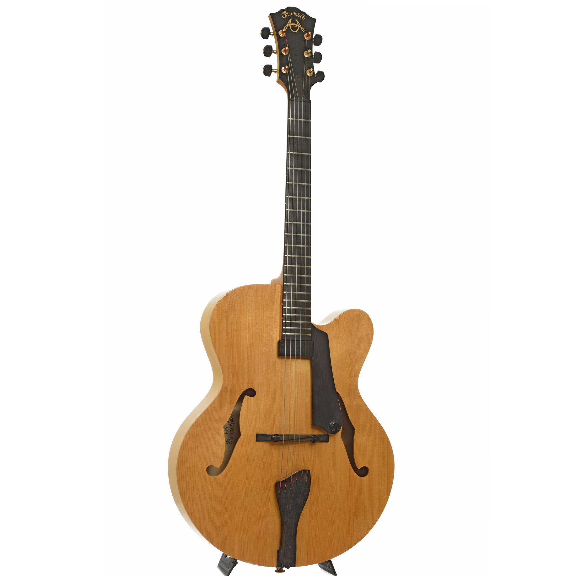 Full front and sidd of Martin CF-1 American Archtop Electric Guitar 