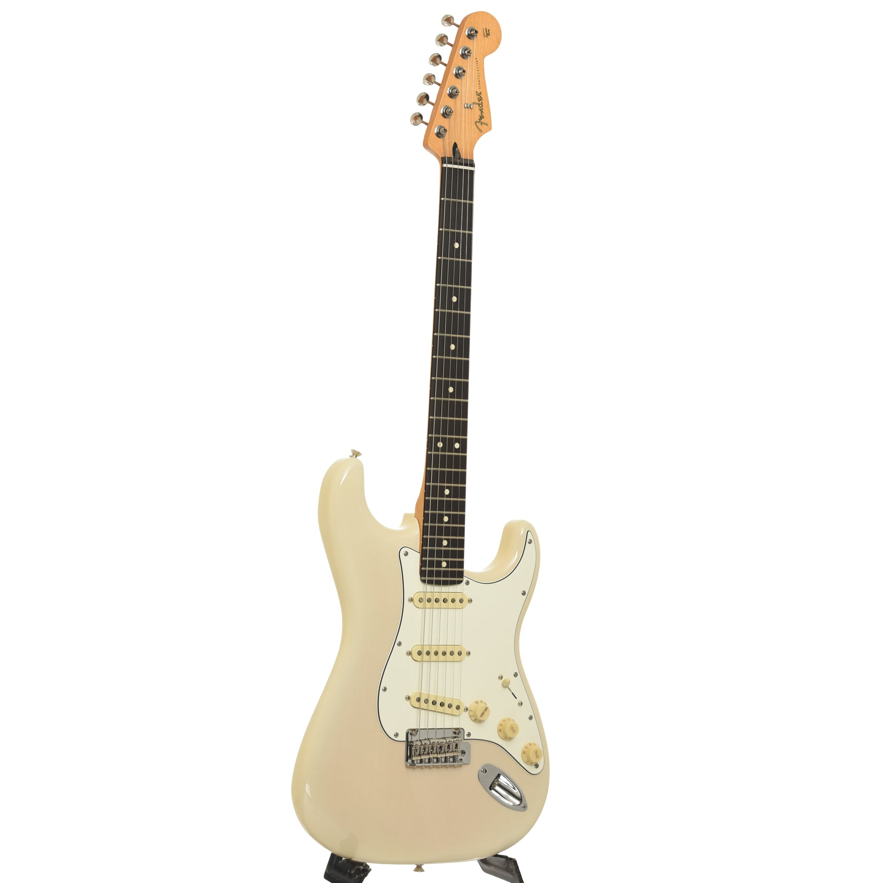 Full front and side of Fender Player II Stratocaster Electric Guitar