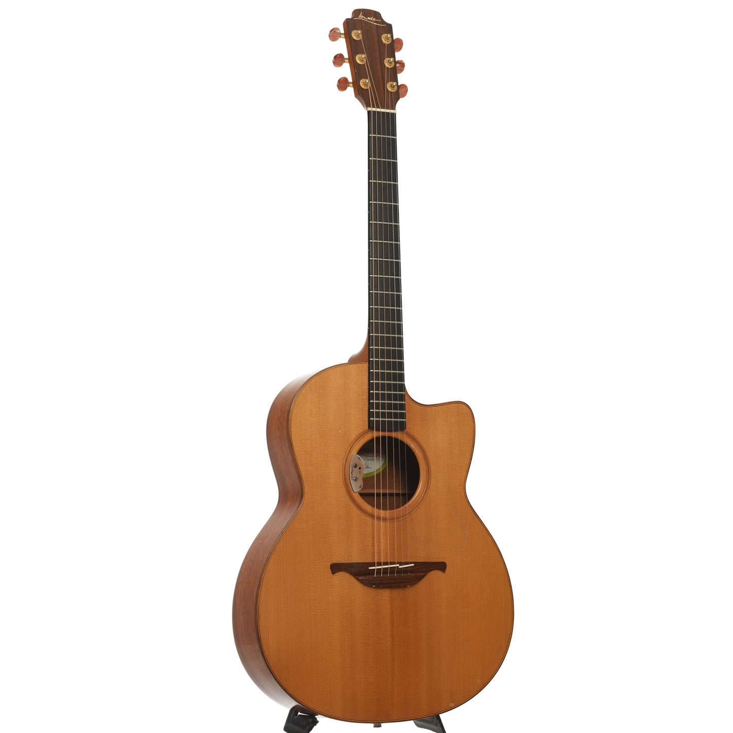 Full front and side of Lowden LSE-1 Acoustic-Electric Guitar 