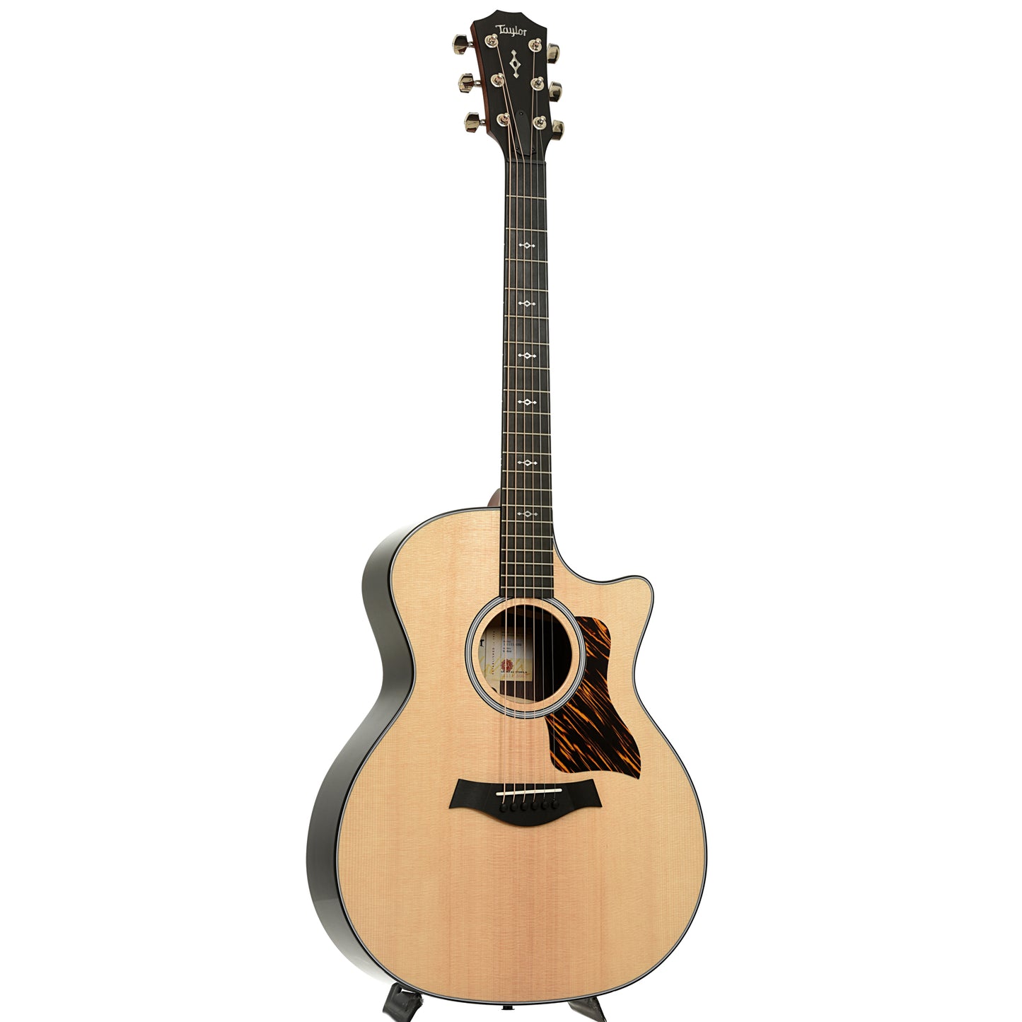 Full front and side of Taylor Next Generation 414ce Acoustic Guitar