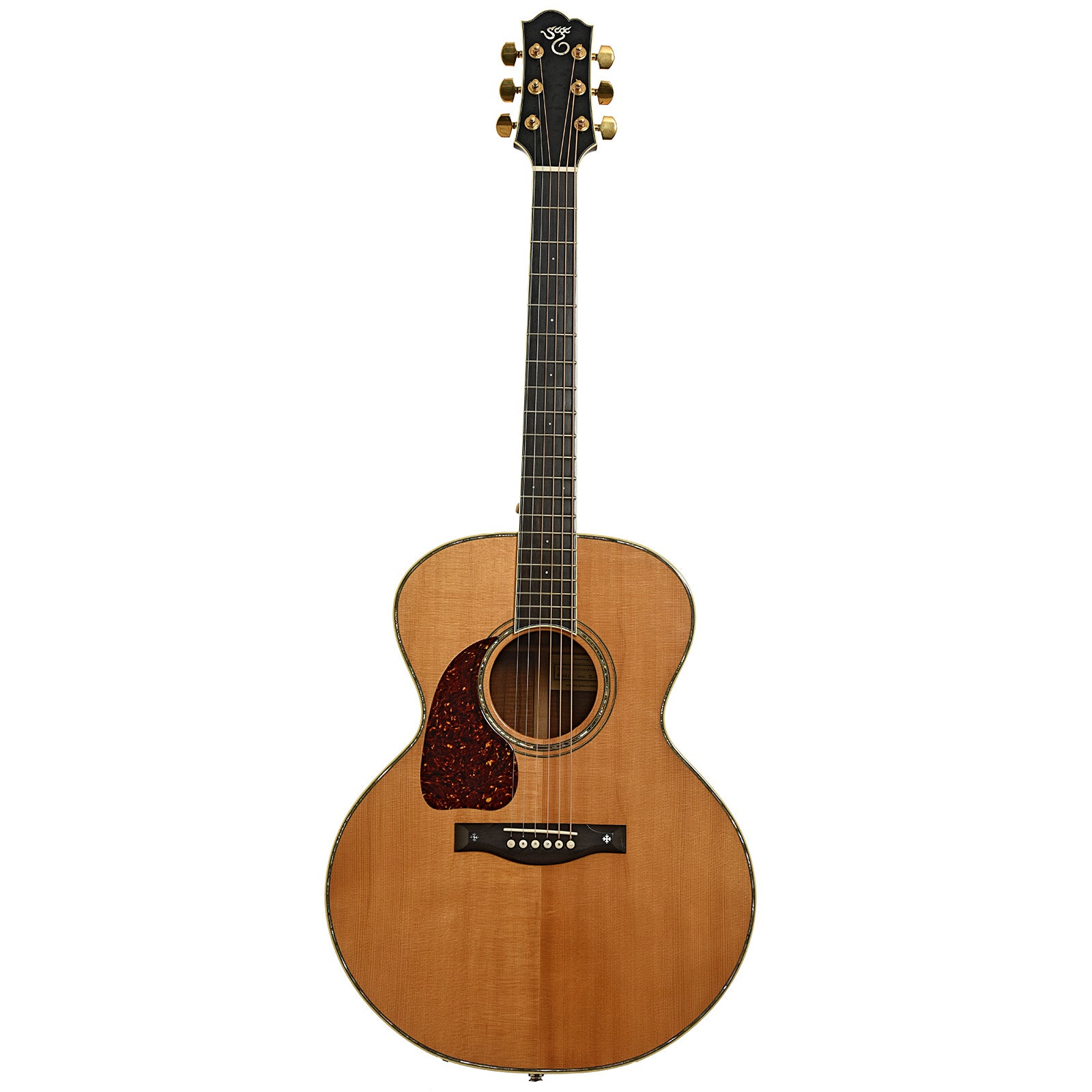 Full front of Santa Cruz F Koa LH Acoustic Guitar 