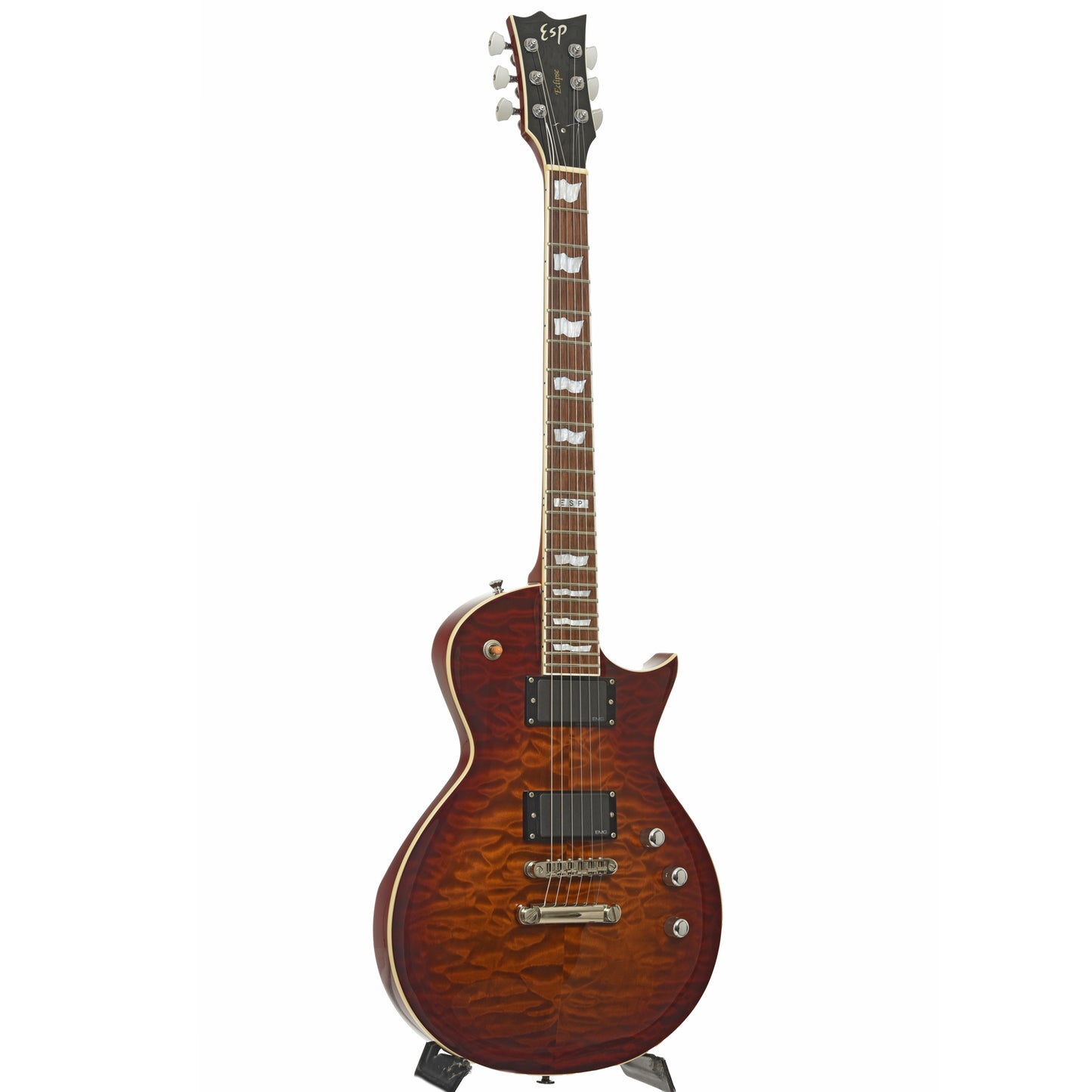 Full front and side of ESP Eclipse Standard Electric Guitar