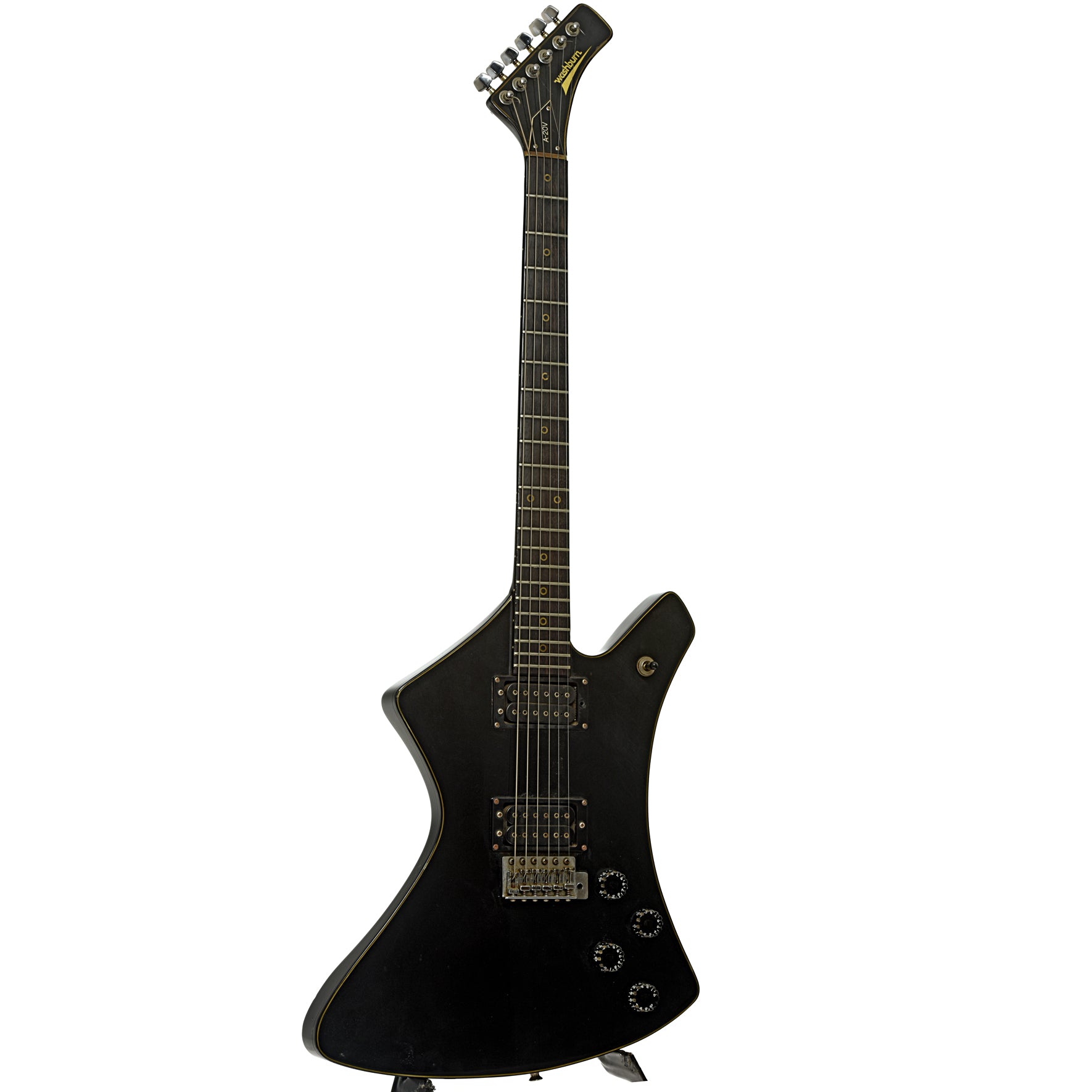 Full front and side of Washburn A20V Electric Guitar