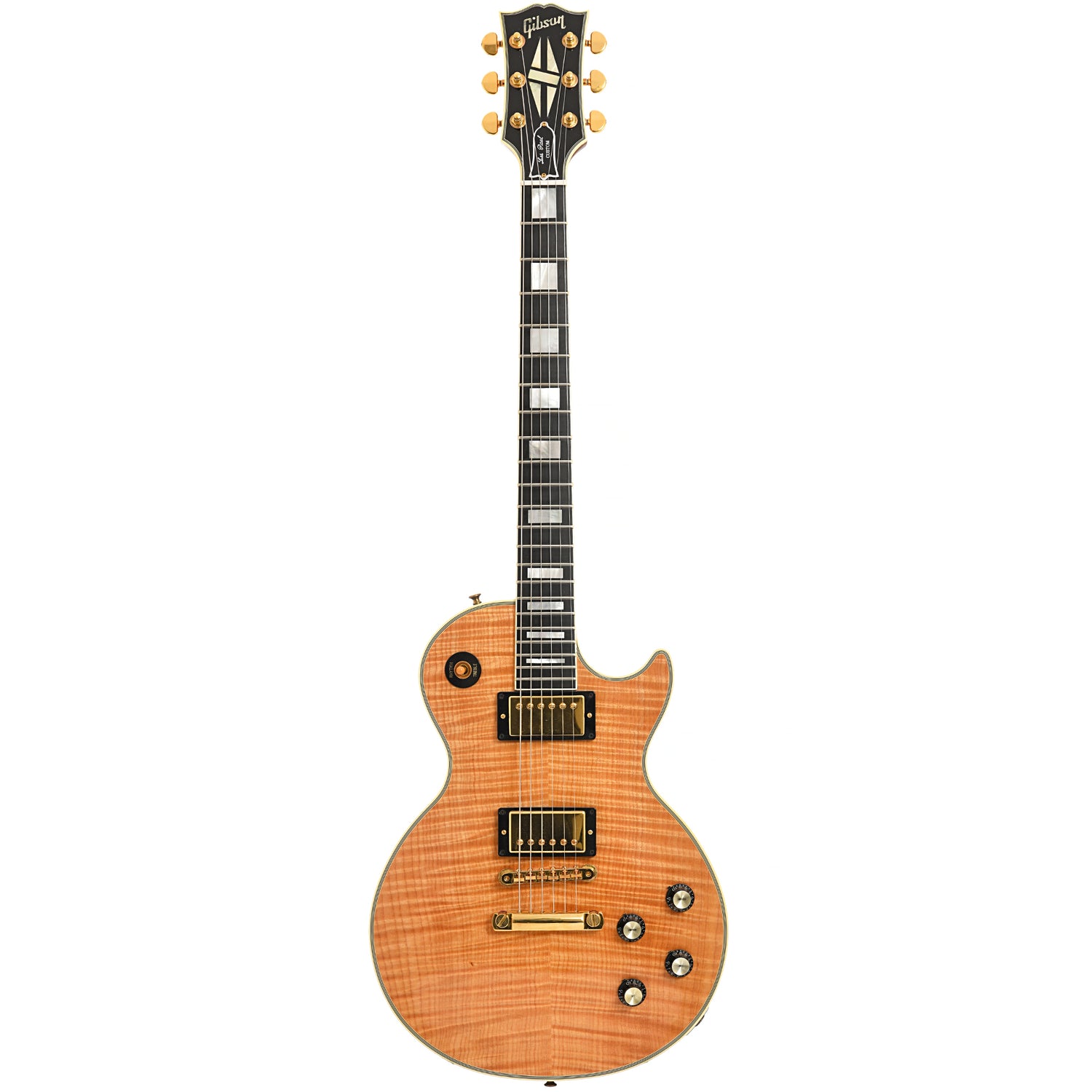 Full front of Gibson Les Paul Custom '68 Reissue Figured