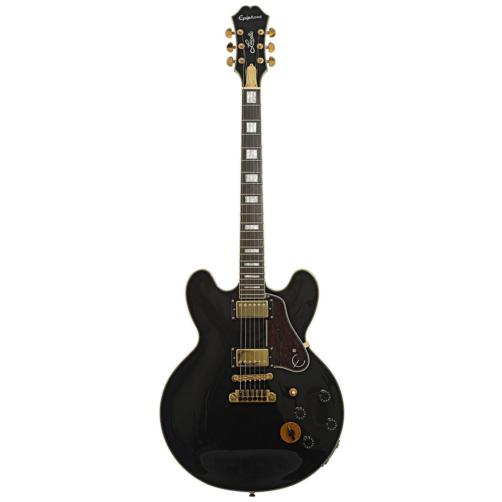 Full front of Epiphone Lucille Hollowbody Electric Guitar