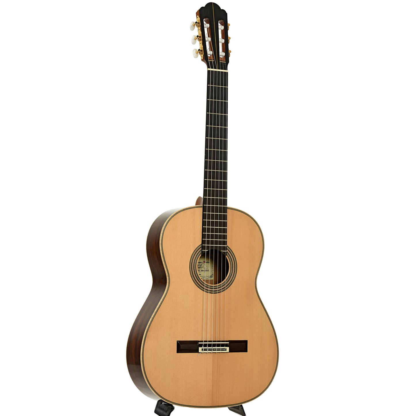 Full front and side of G.V. Rubio Hauser Model Classical Guitar