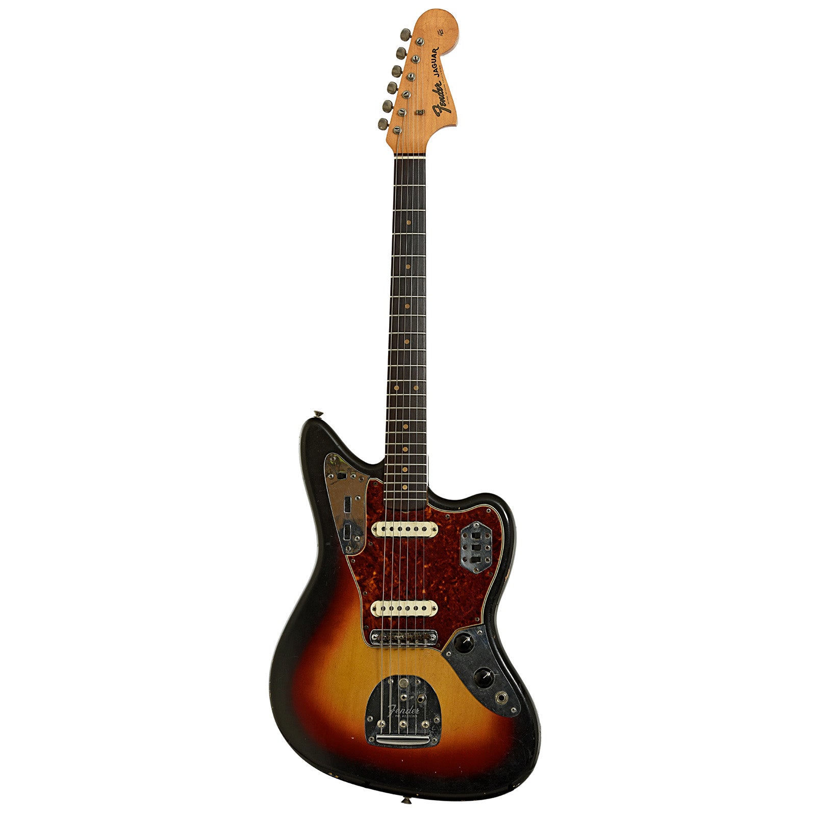Full front of Fender Jaguar Electric Guitar