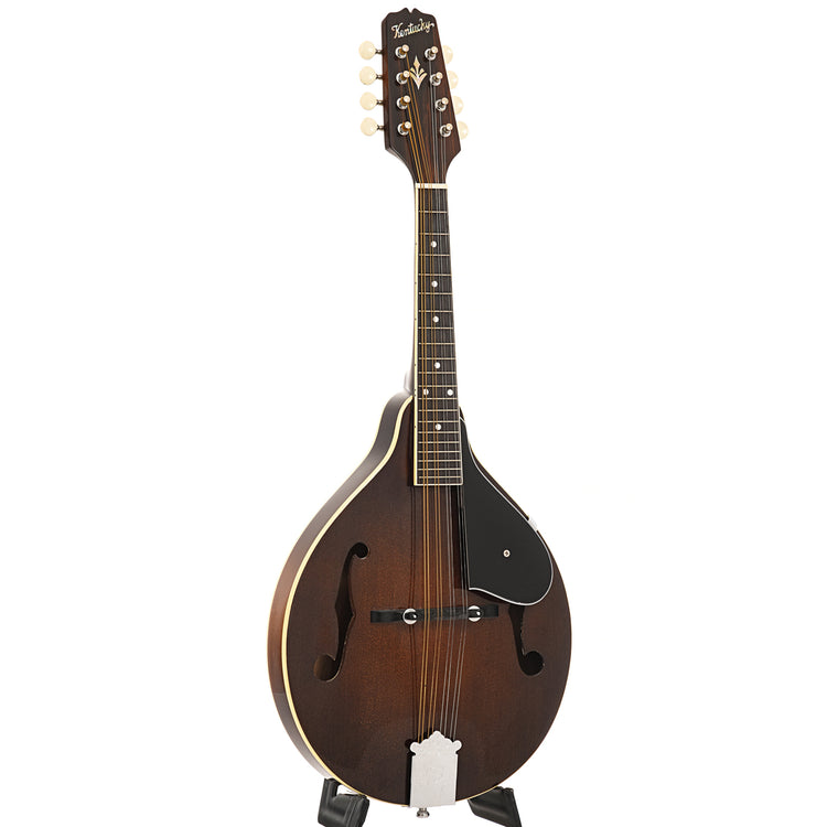 Full front and side of Kentucky KM250S mandolin