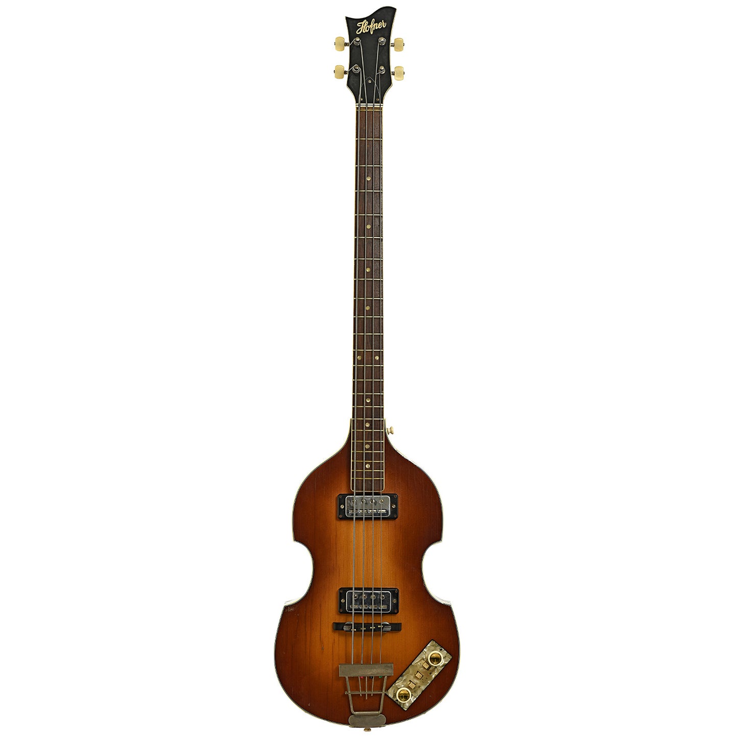 Full front of Hofner 500/1 Beatle Bass 