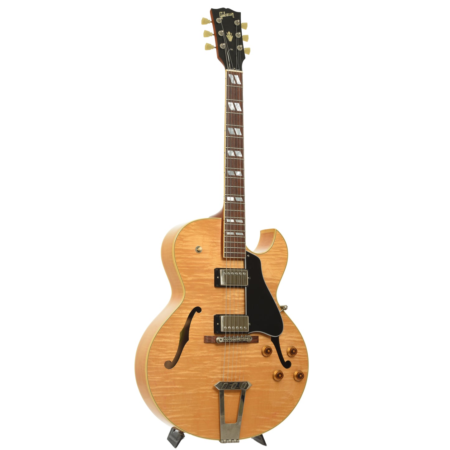 Full front and side of Gibson ES-175 Hollowbody Electric Guitar