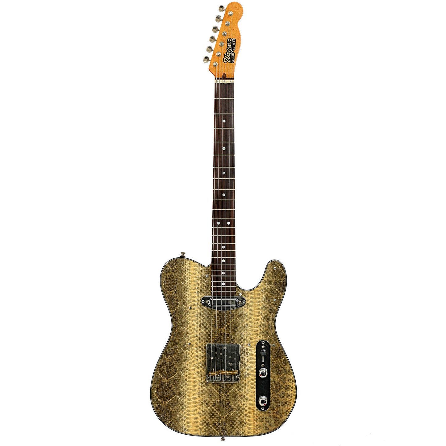 Full front of Wagner Snakeskin T Electric Guitar