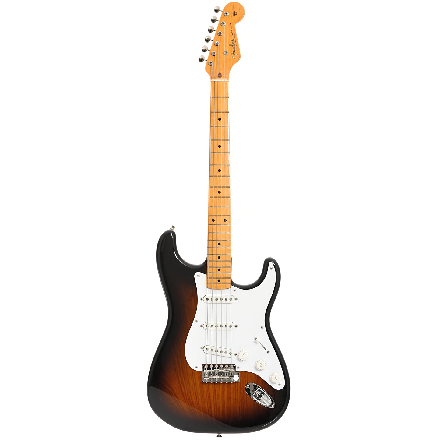 Full front of Fender 70th Anniversary American Vintage II 1954 Stratocaster, 2-Color Sunburst