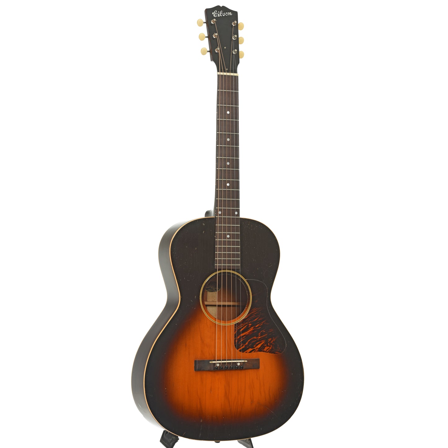 Full Front and side of Gibson HG-00 Conversion Guitar 