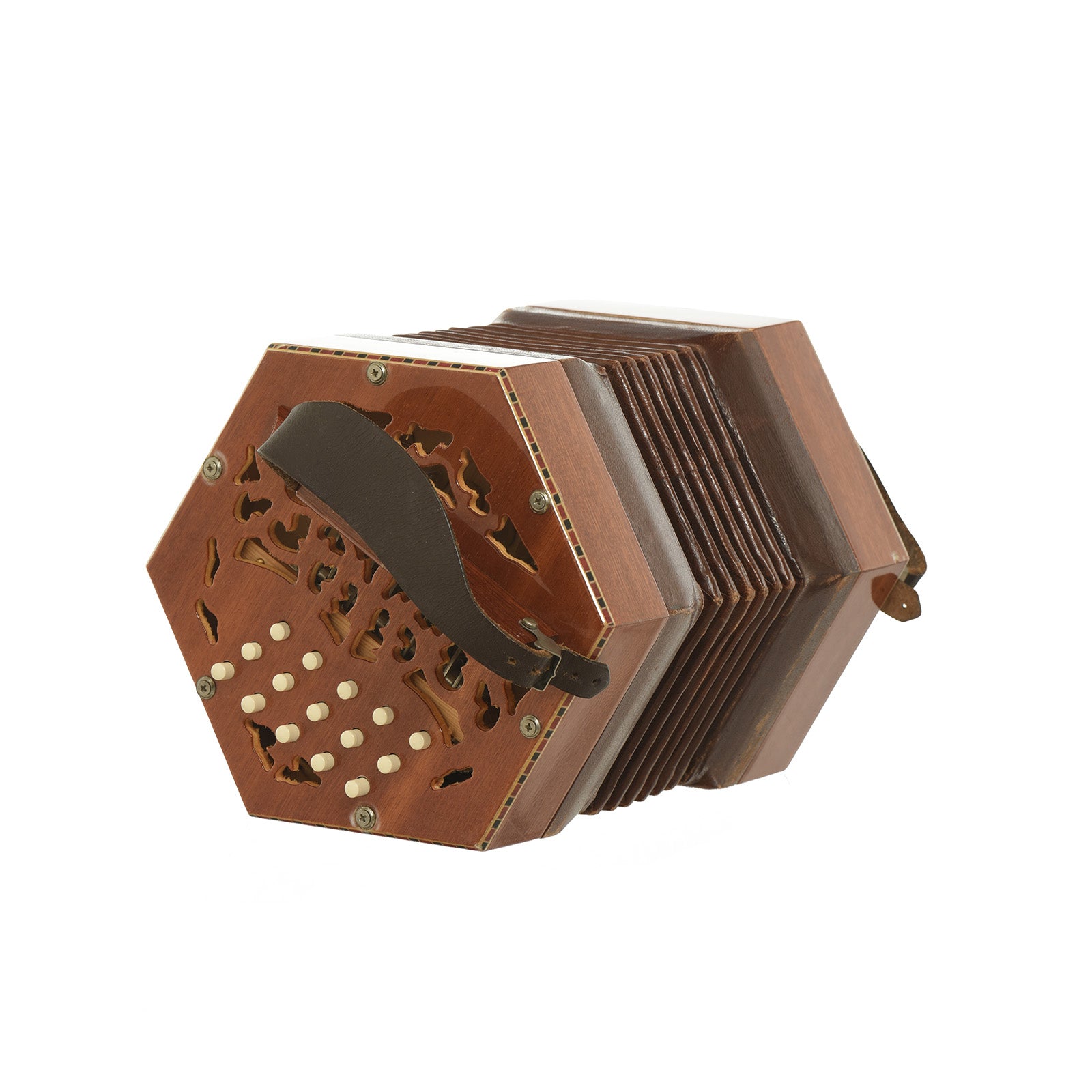Front and side of Stagi Anglo Concertina