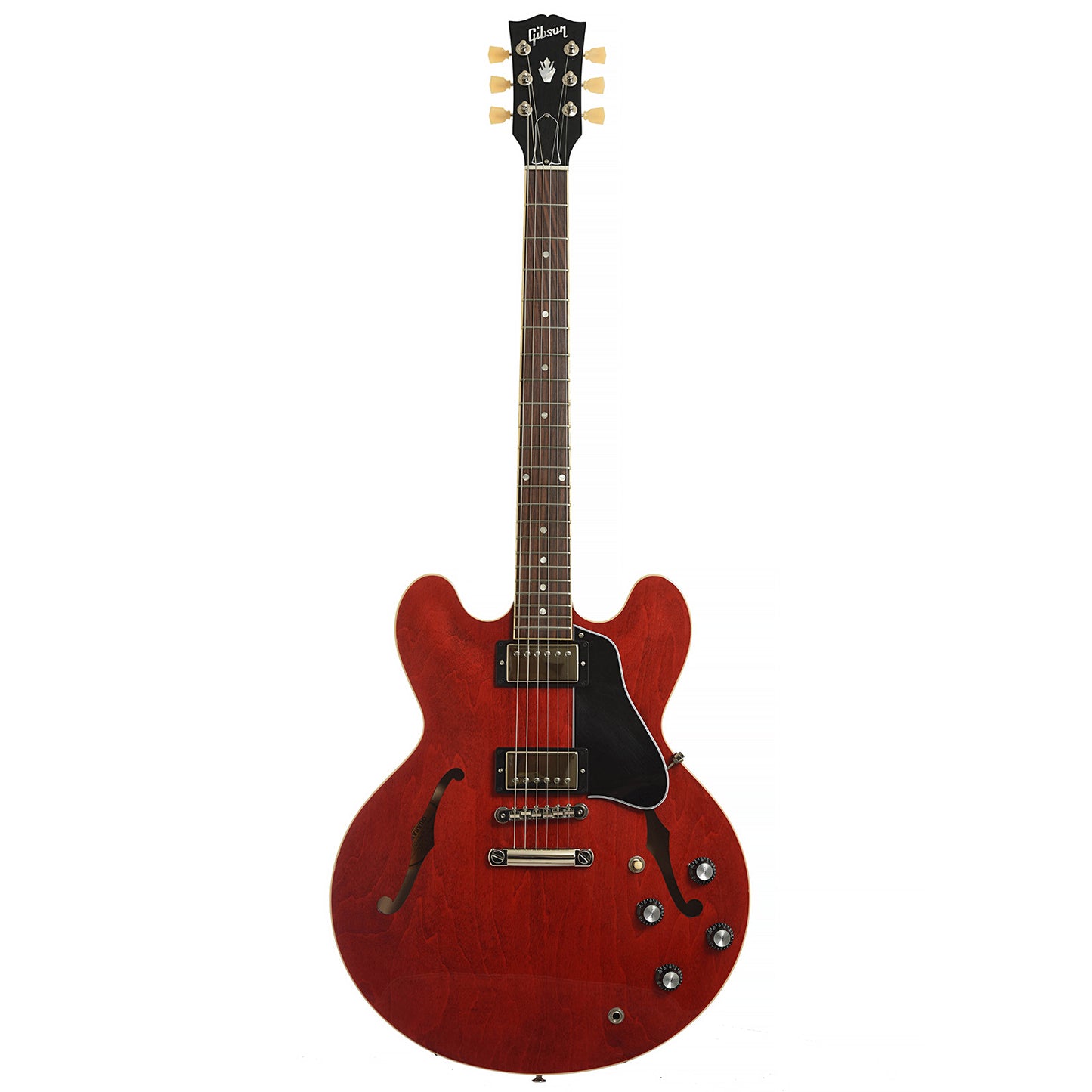 Full front of Gibson ES-335 Dot 60s Cherry Semi-Hollowbody Electric Guitar