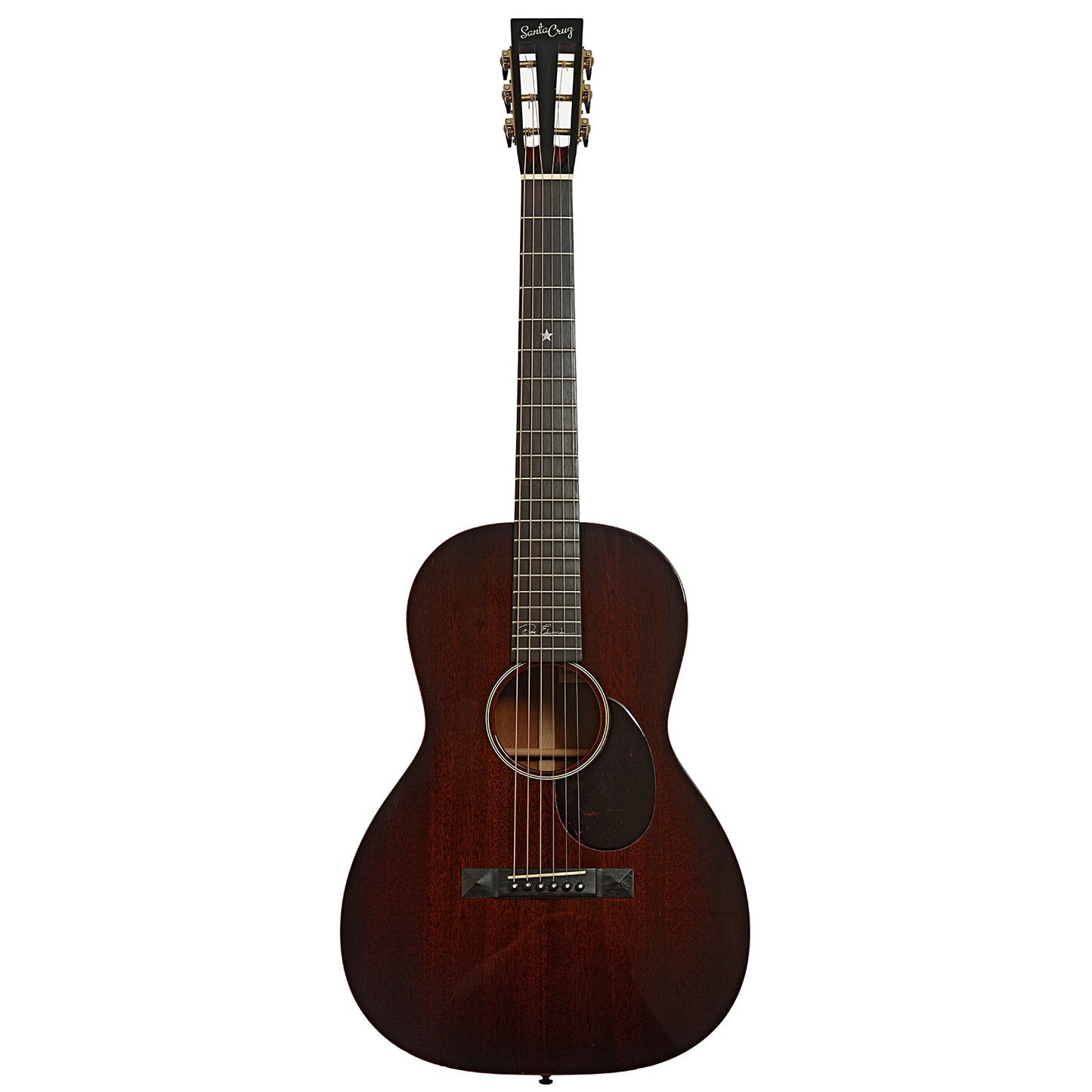 Full front of Santa Cruz 00-DE Acoustic Guitar 