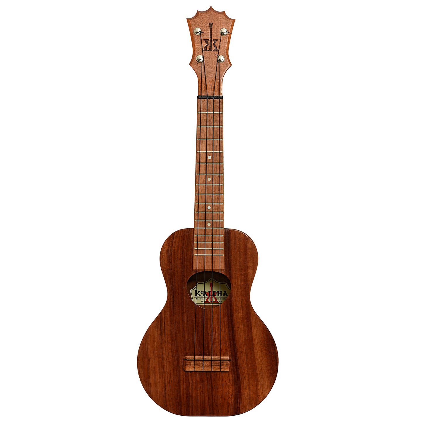 Full front of KoAloha KC-10 PIkake Concert Ukulele  