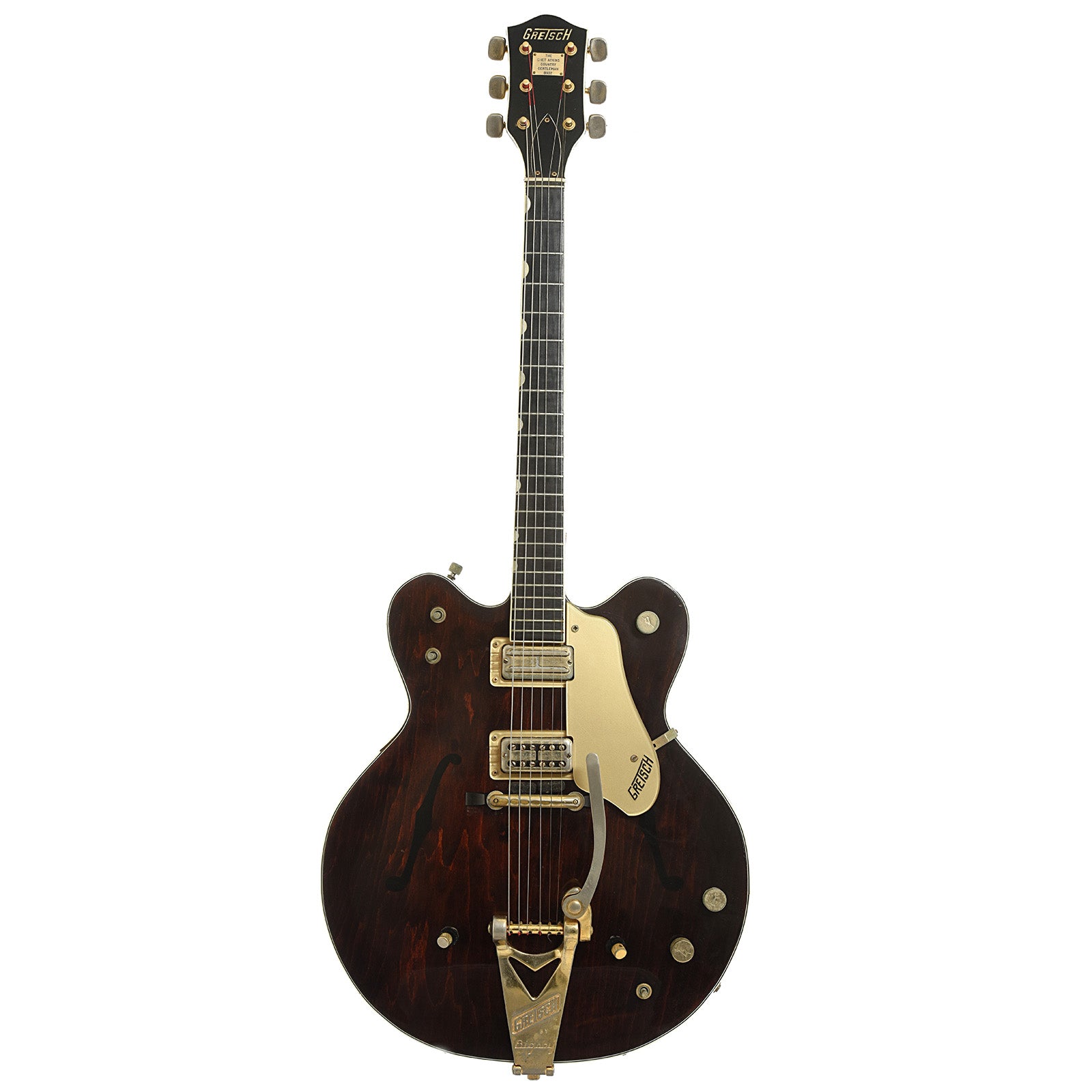 Full front of Gretsch Chet Atkins Country Gentleman Hollowbody Electric Guitar