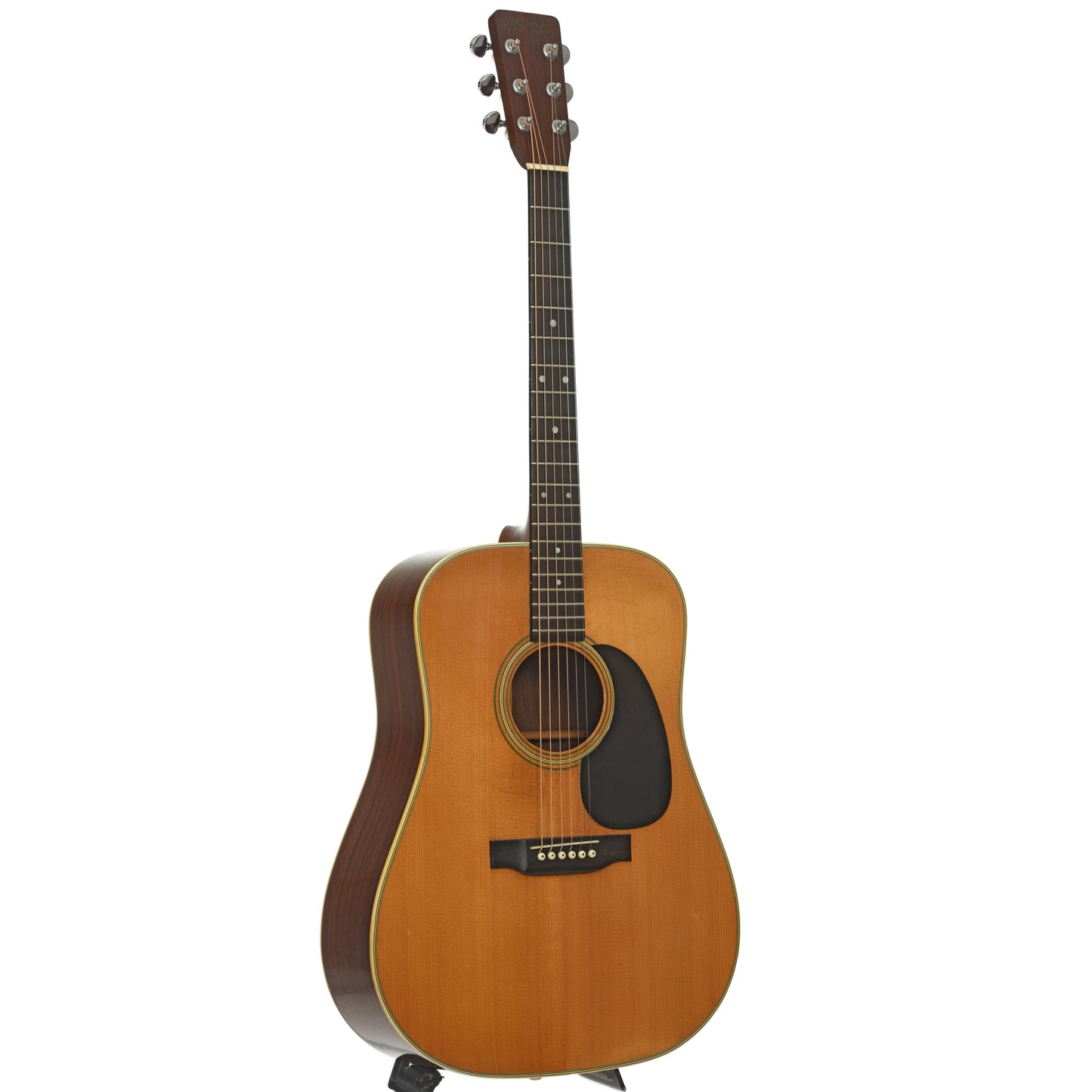 Full front and side of Martin D-28 Acoustic Guitar 